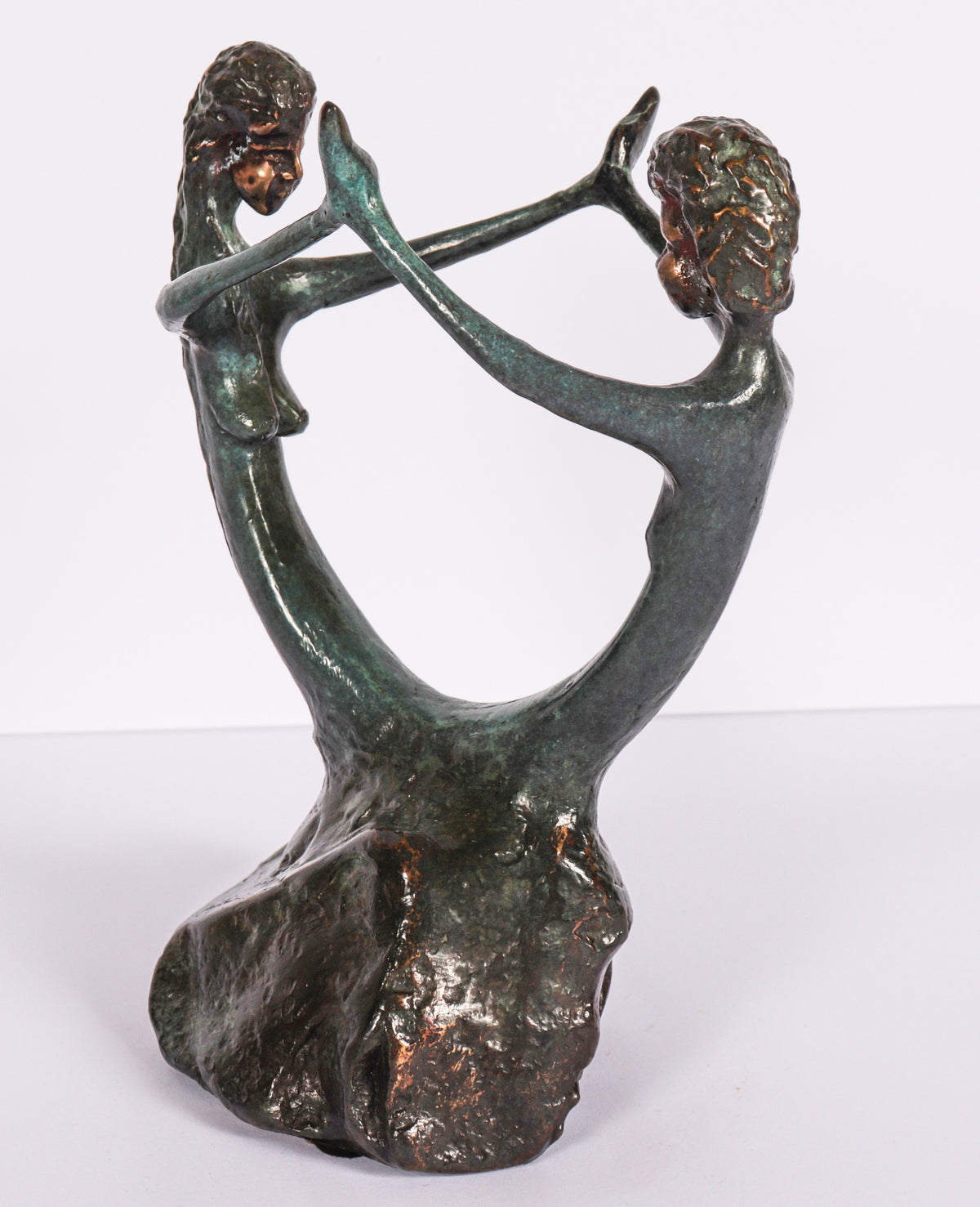 &lt;br&gt;Connected Figures&lt;br&gt;20th Century Bronze Sculpture&lt;br&gt;&lt;br&gt;#C6276