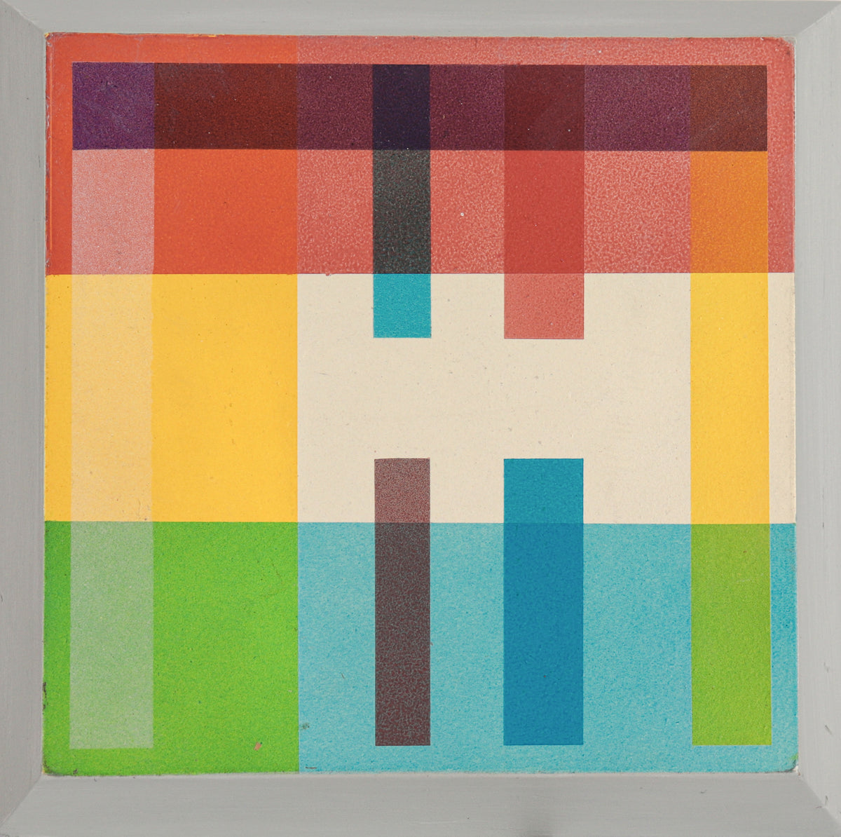 &lt;i&gt;Glazing with Primary Colors&lt;/i&gt; &lt;br&gt;1978 Acrylic &lt;br&gt;&lt;br&gt;#C6483