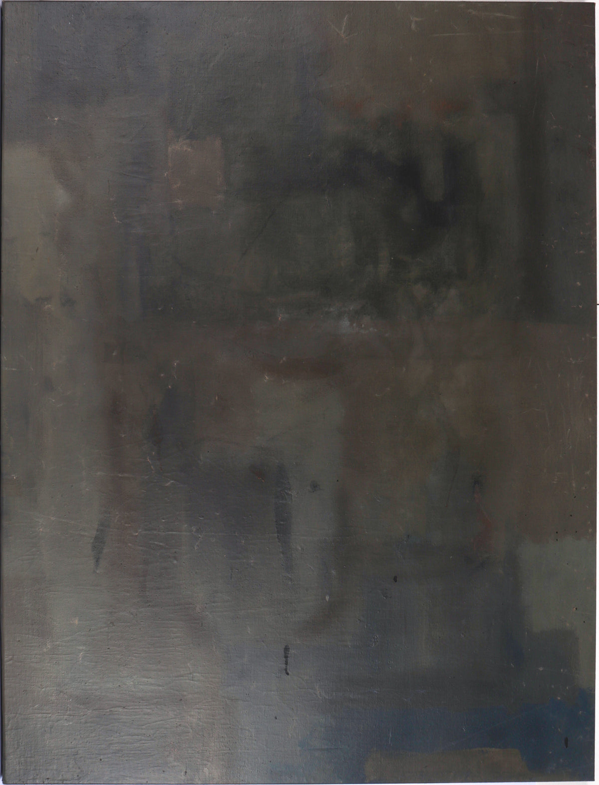 Muted Color-Field Abstract&lt;br&gt;c. 1950s Oil&lt;br&gt;&lt;br&gt;#C6526