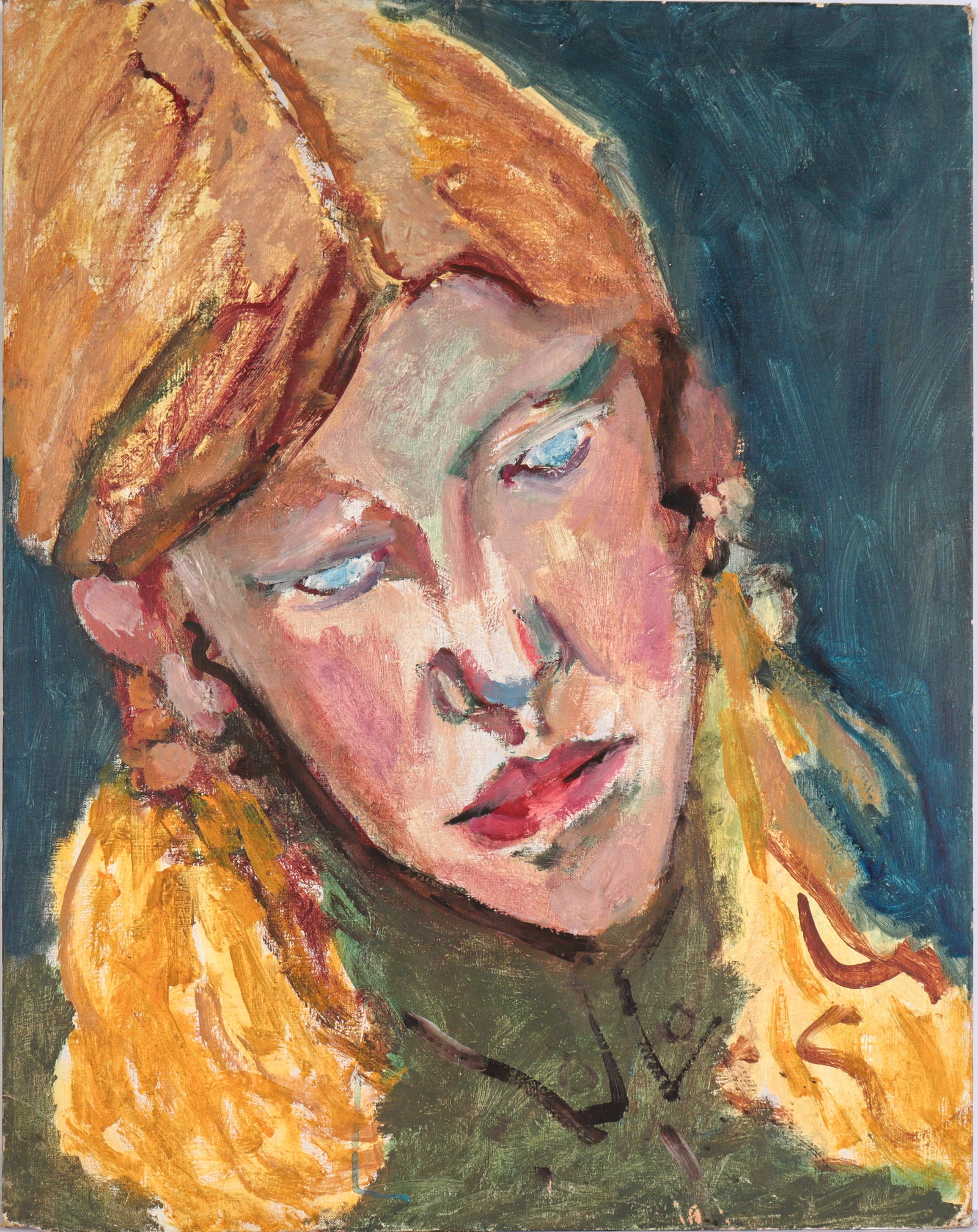 <I>Sasha</I> <br>Mid 20th Century Oil<br><br>#C6527