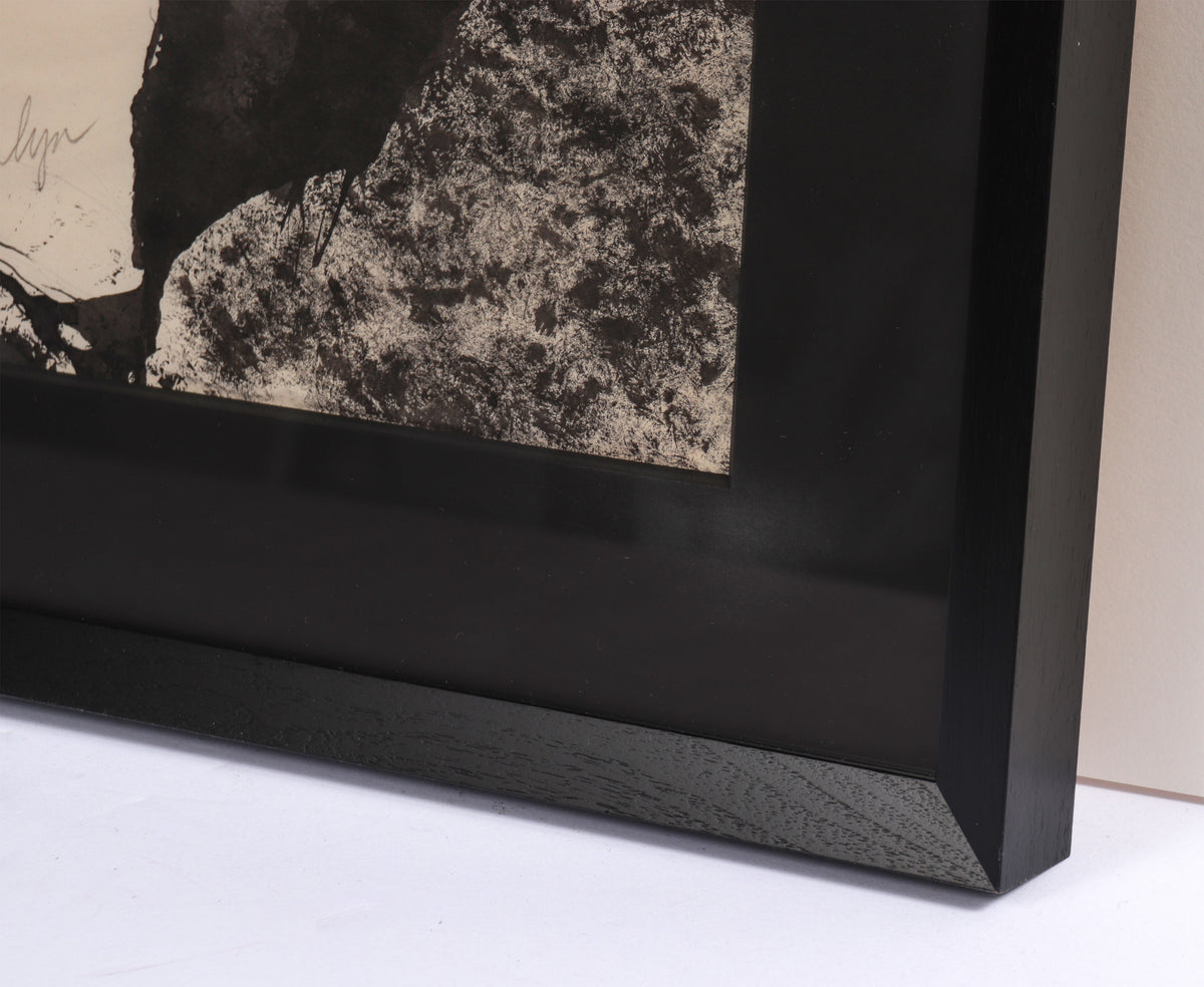 Mysterious Figure <br>Late 20th Century Ink on Paper <br><br>#C6862