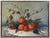 Fruit & Branches Still Life <br>Mid Century Oil <br><br>#C6880