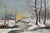 Quiet Winter Landscape <br>1967 Oil <br><br>#C6934