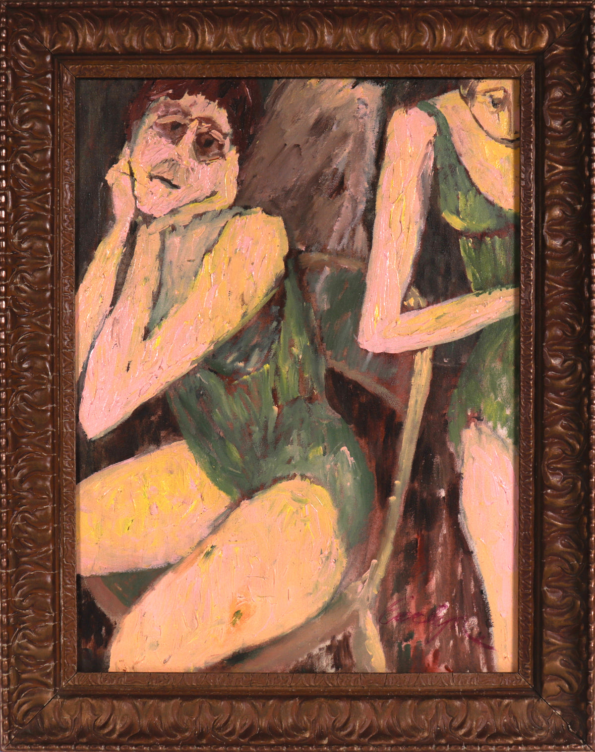 &lt;i&gt;The Dancers&lt;/i&gt;&lt;br&gt;1981 Acrylic&lt;br&gt;&lt;br&gt;#C6937