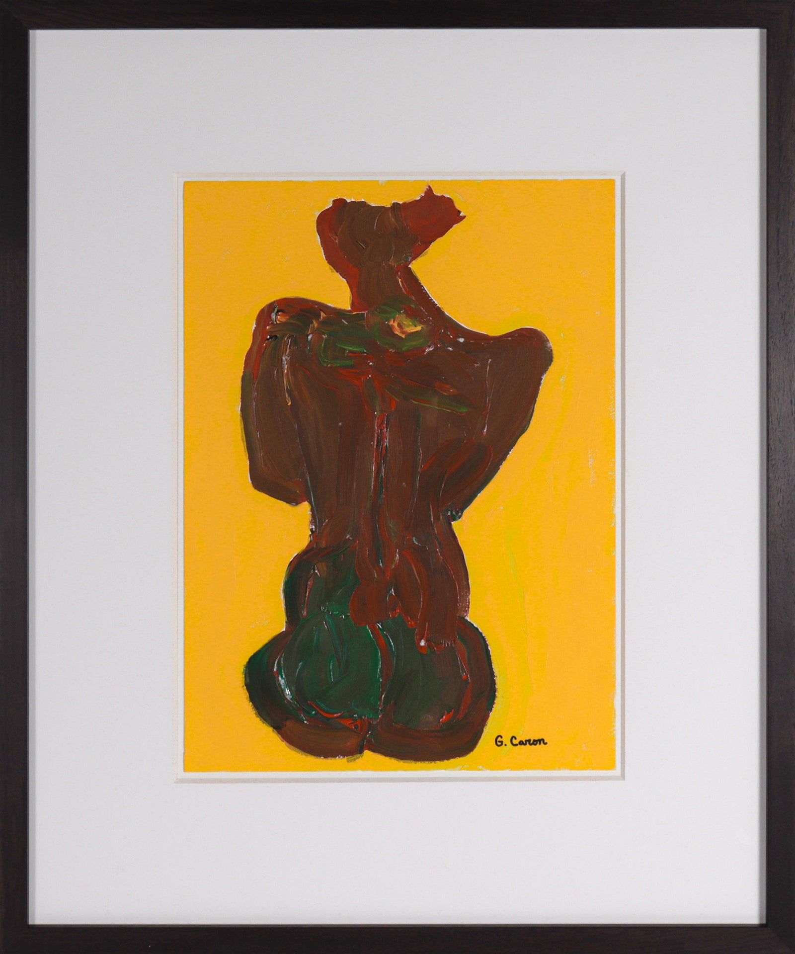 <I>Sculptural Female Nude</I> <br>2025 Acrylic <br><br>#C6948