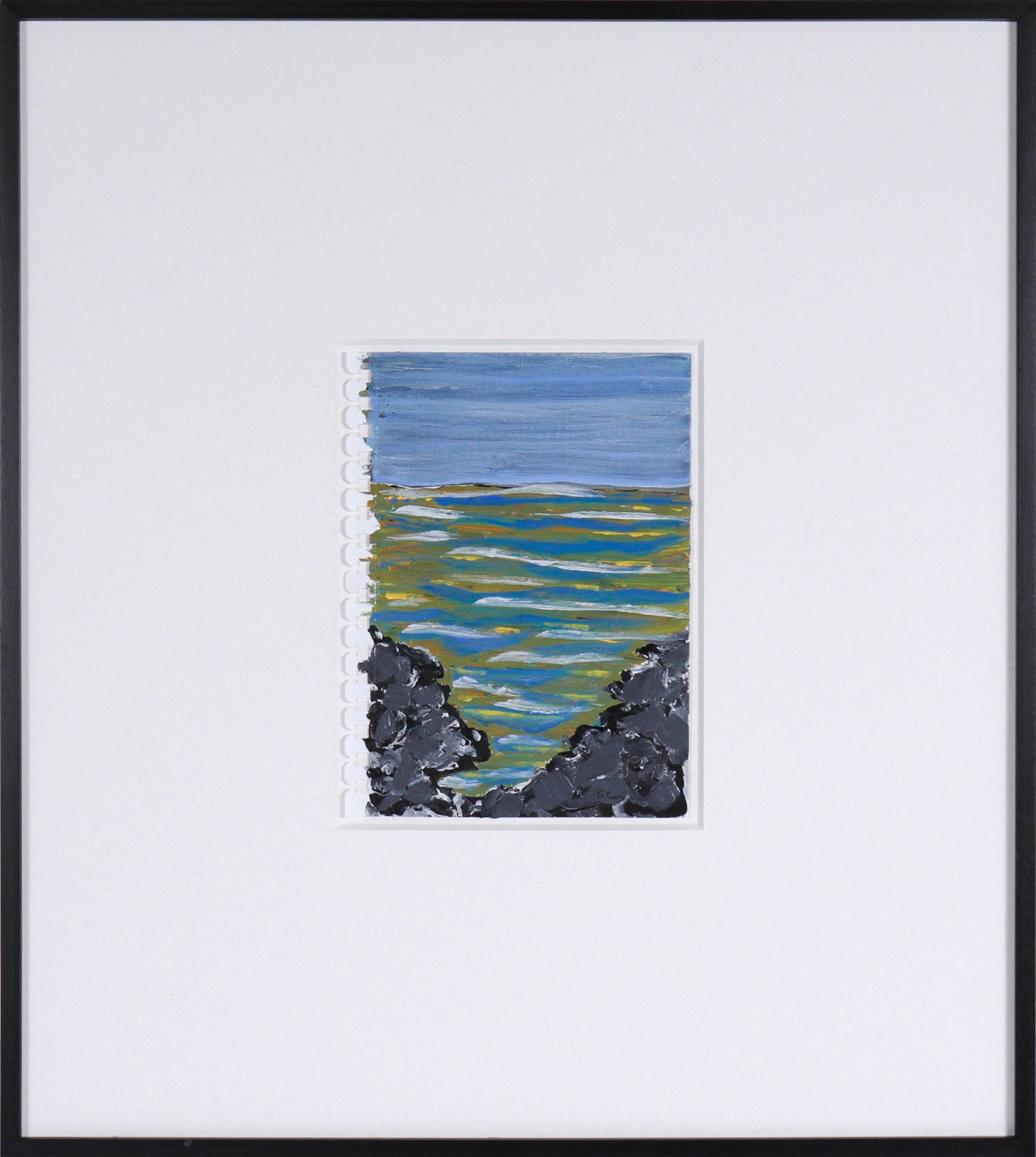 <I>Hawaiian Seascape</I> <br>2025 Acrylic <br><br>#C6951