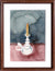 Muted Blue & Red Still Life with Chamberstick<br>20th Century<br><br>#C7030