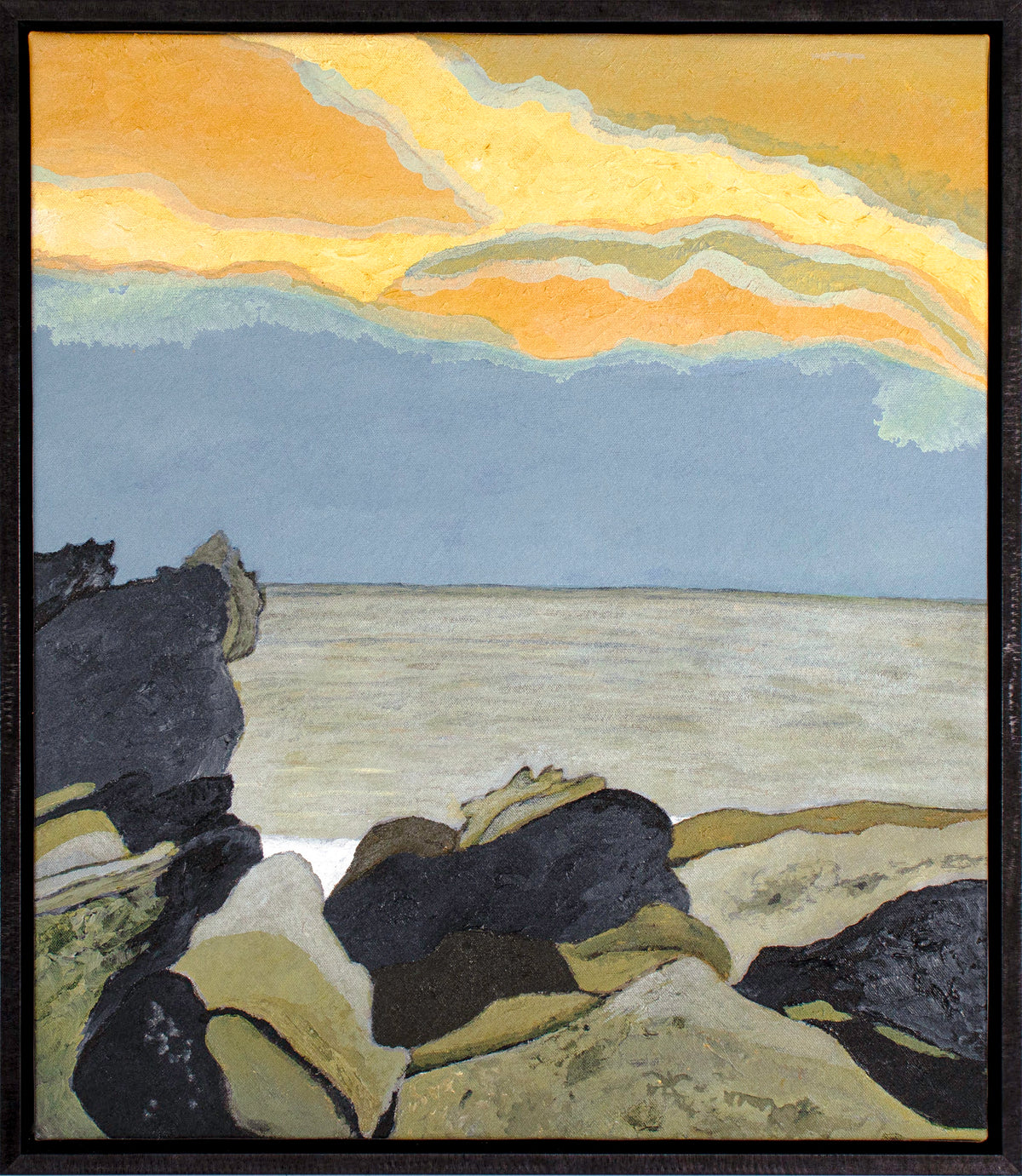 &lt;I&gt;Kahena Beach, Sunset&lt;/I&gt; &lt;br&gt;2025 Acrylic &lt;br&gt;&lt;br&gt;#C7164