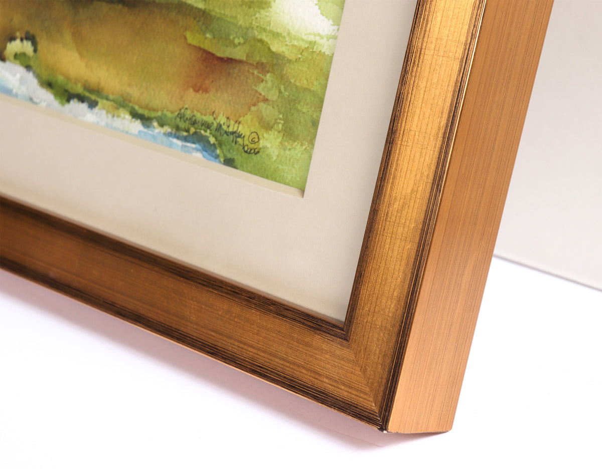 Dreamy Marsh Landscape <br>2006 Watercolor <br><br>#C7242