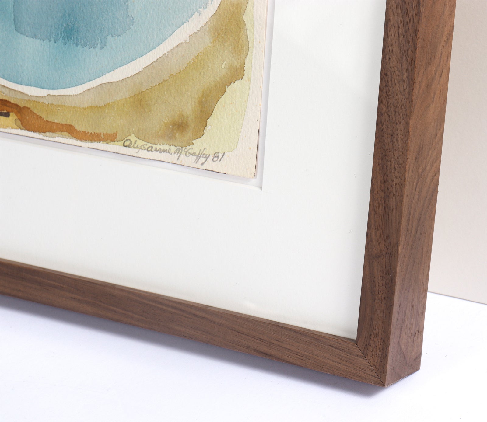 Reflections on Coastal Waters <br>1981 Watercolor <br><br>#C7321