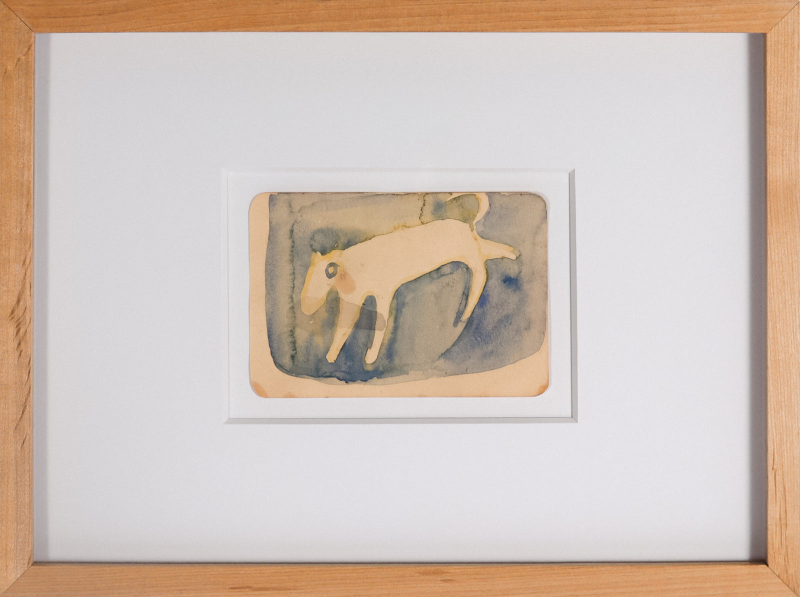 Whimsical Dog <br>20th Century Watercolor <br><br>#C7322