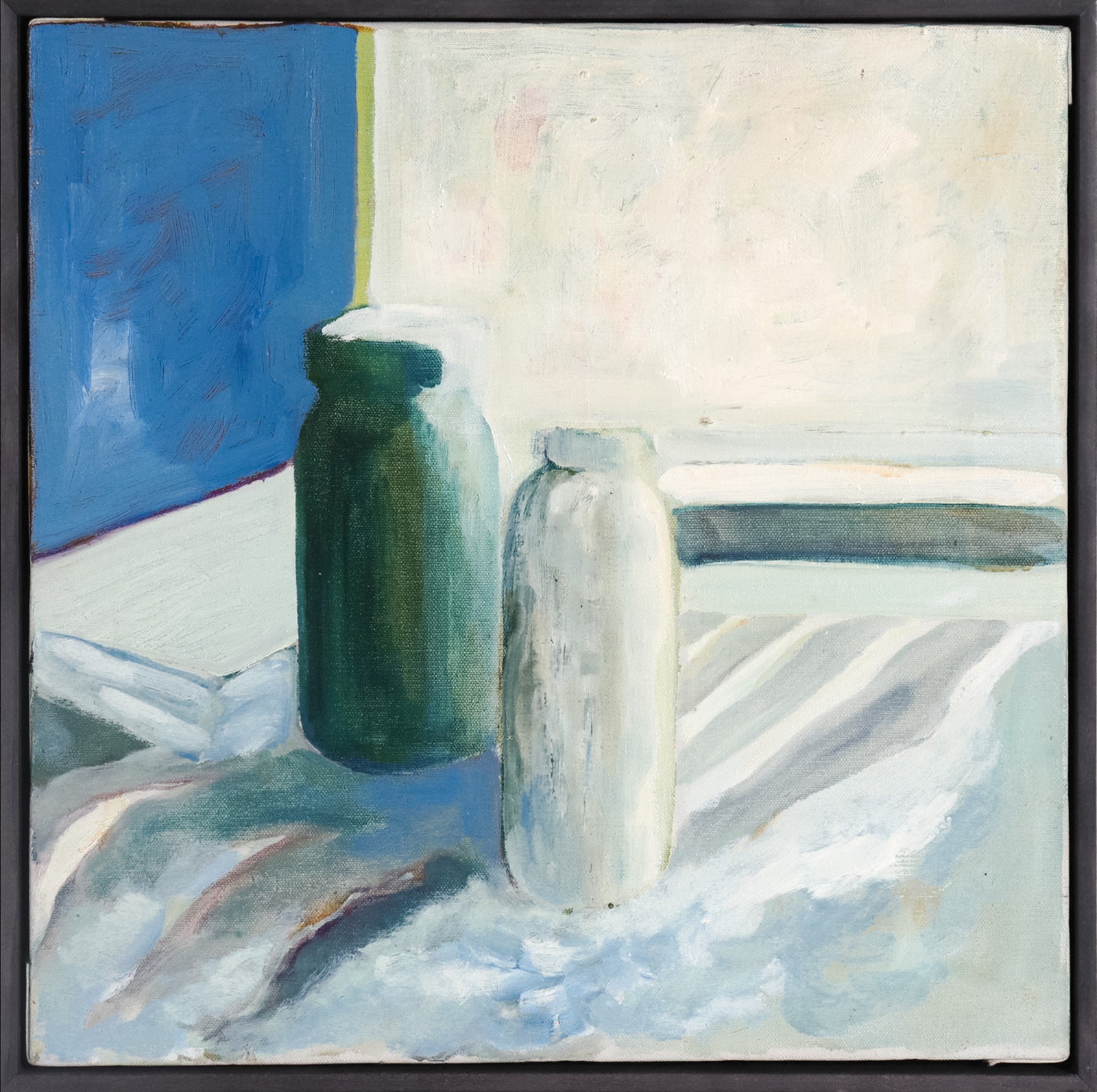 Milk Bottle Still Life <br>20th Century Oil <br><br>#C7341