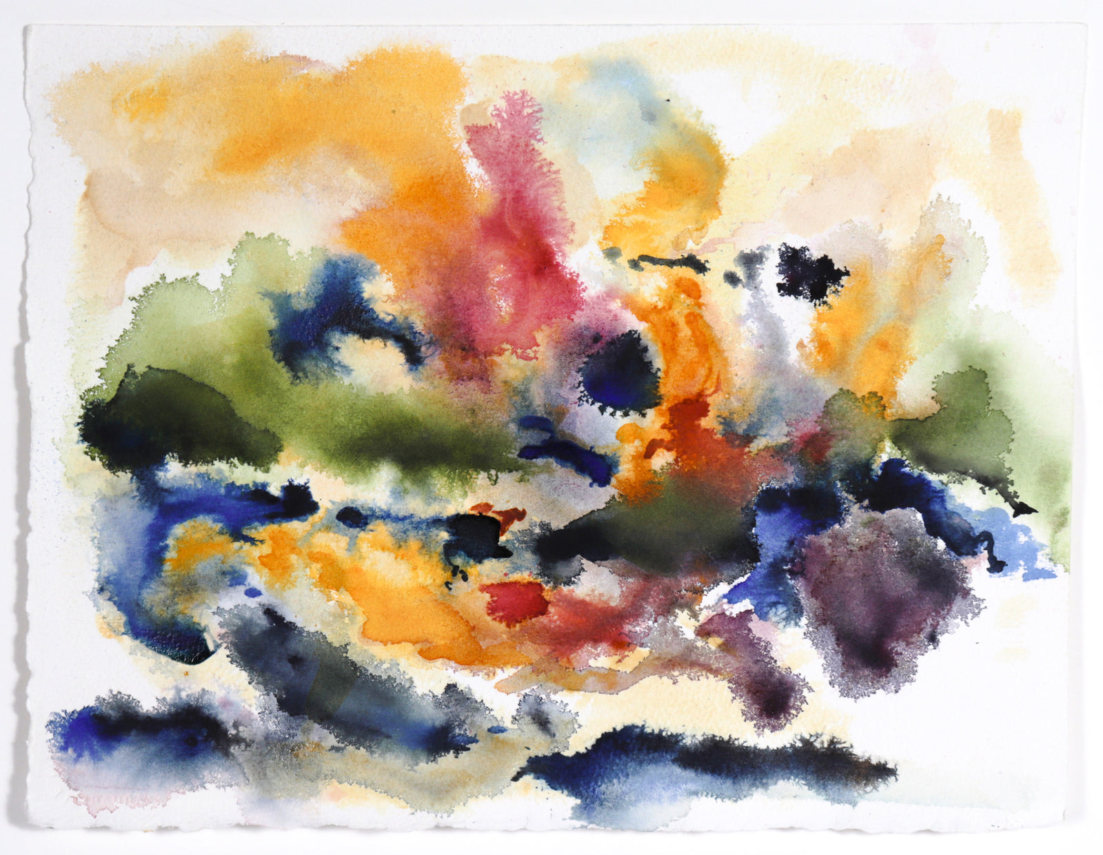 Ecstatic Abstract <br>Late 20th Century-Early 21st Century Watercolor <br><br>#C7401