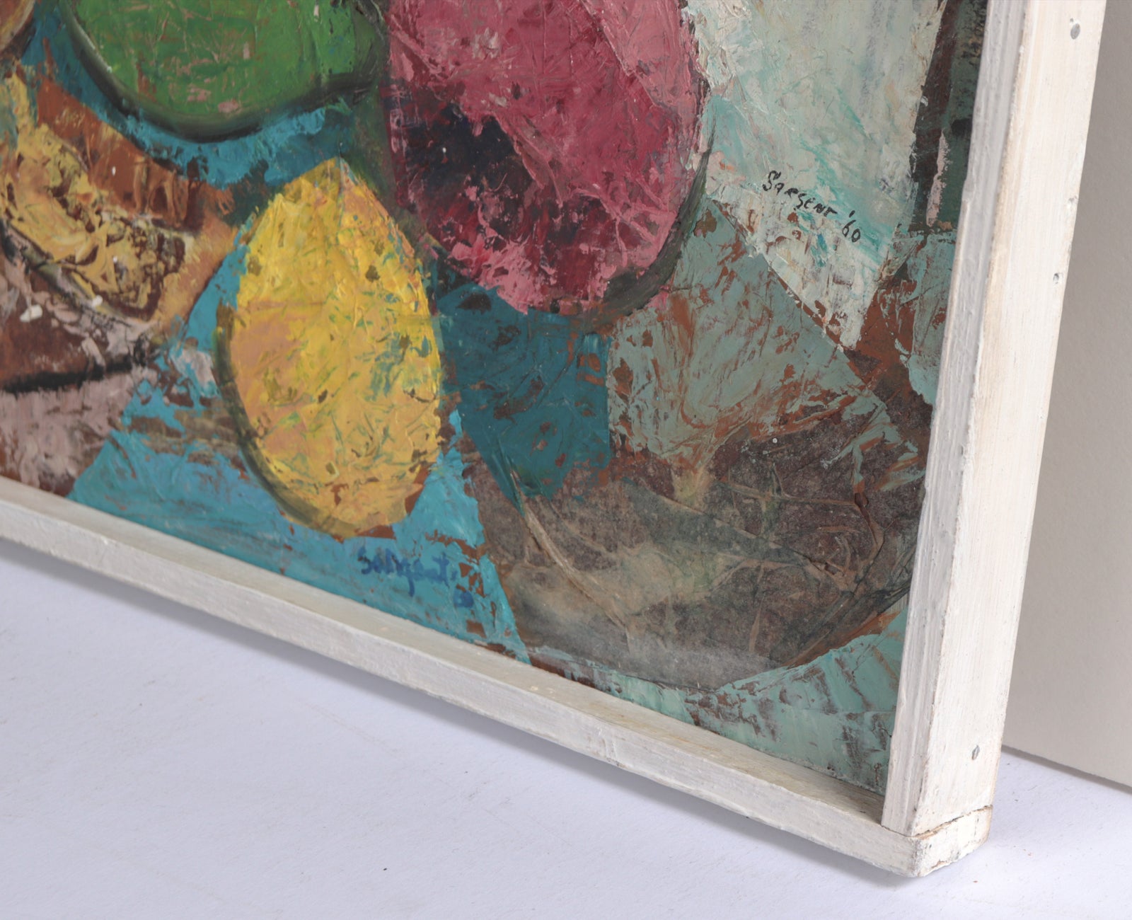 Still Life with Fruits <br>1960 Oil <br><br>#C7450