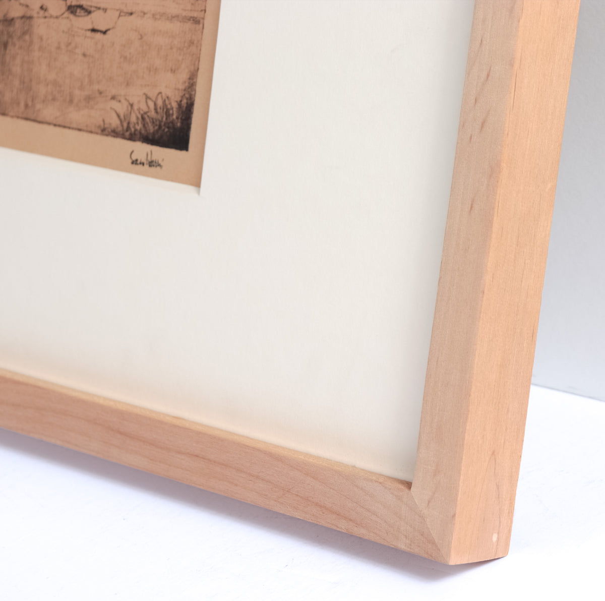 Petite Seascape with Rowboat <br>Mid 20th Century Etching <br><br>#C7632