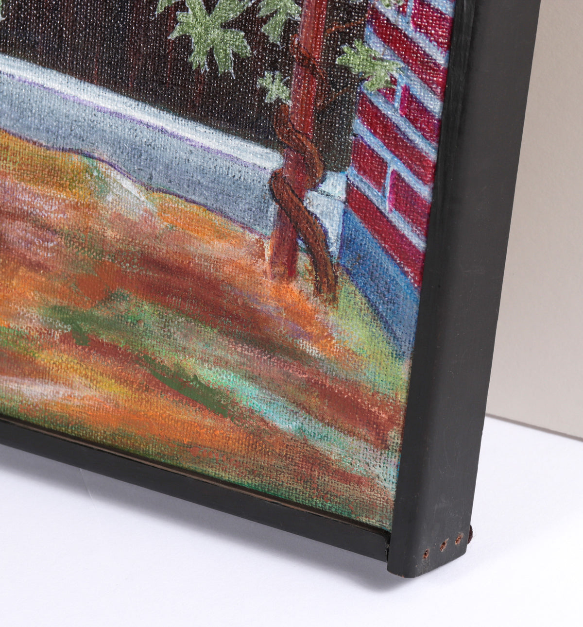 <I>The Fence</I> <br>1987 Oil <br><br>#C7738