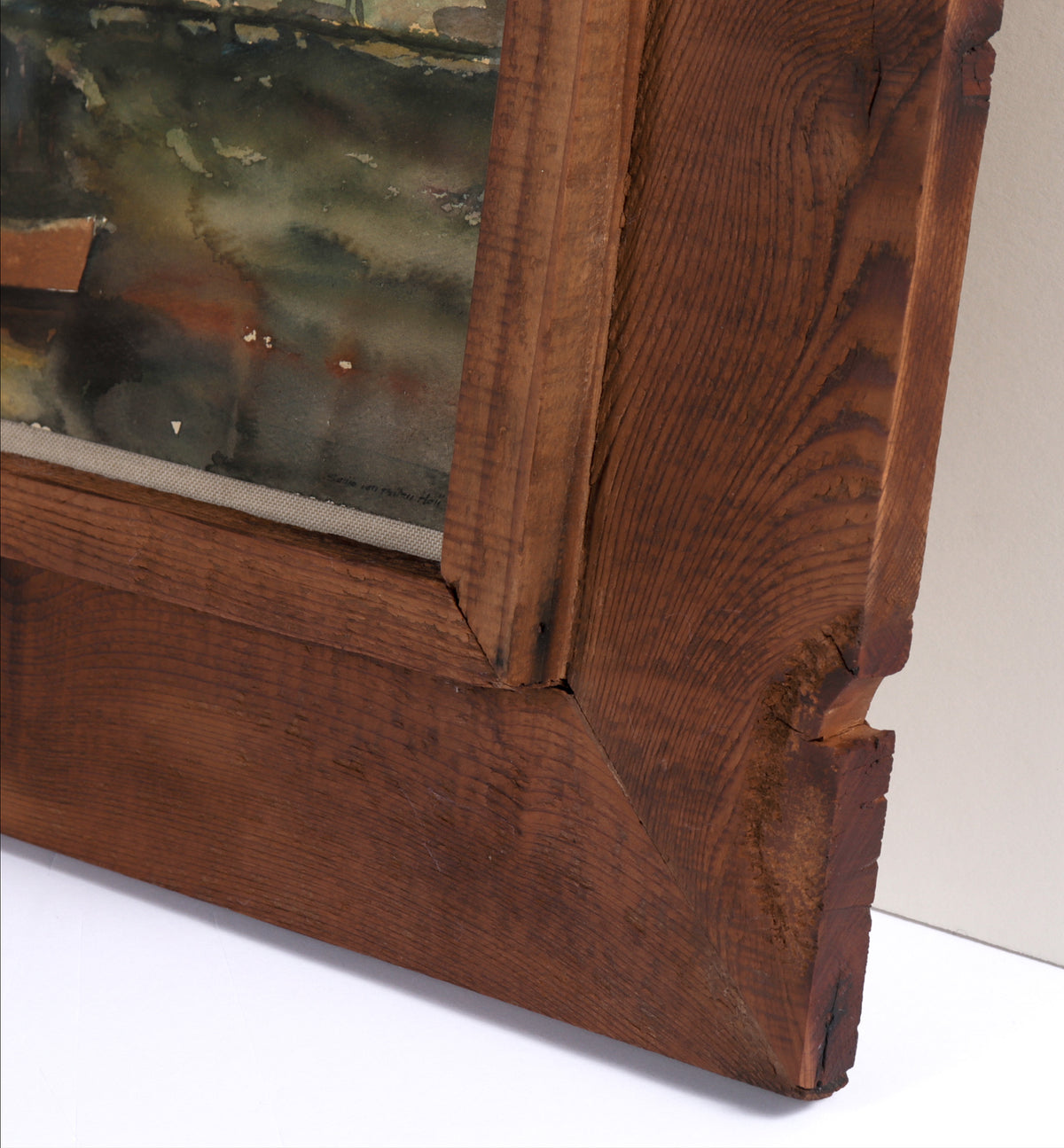 Summertime Lake Scene <br>Mid 20th Century Watercolor <br><br>#C7748