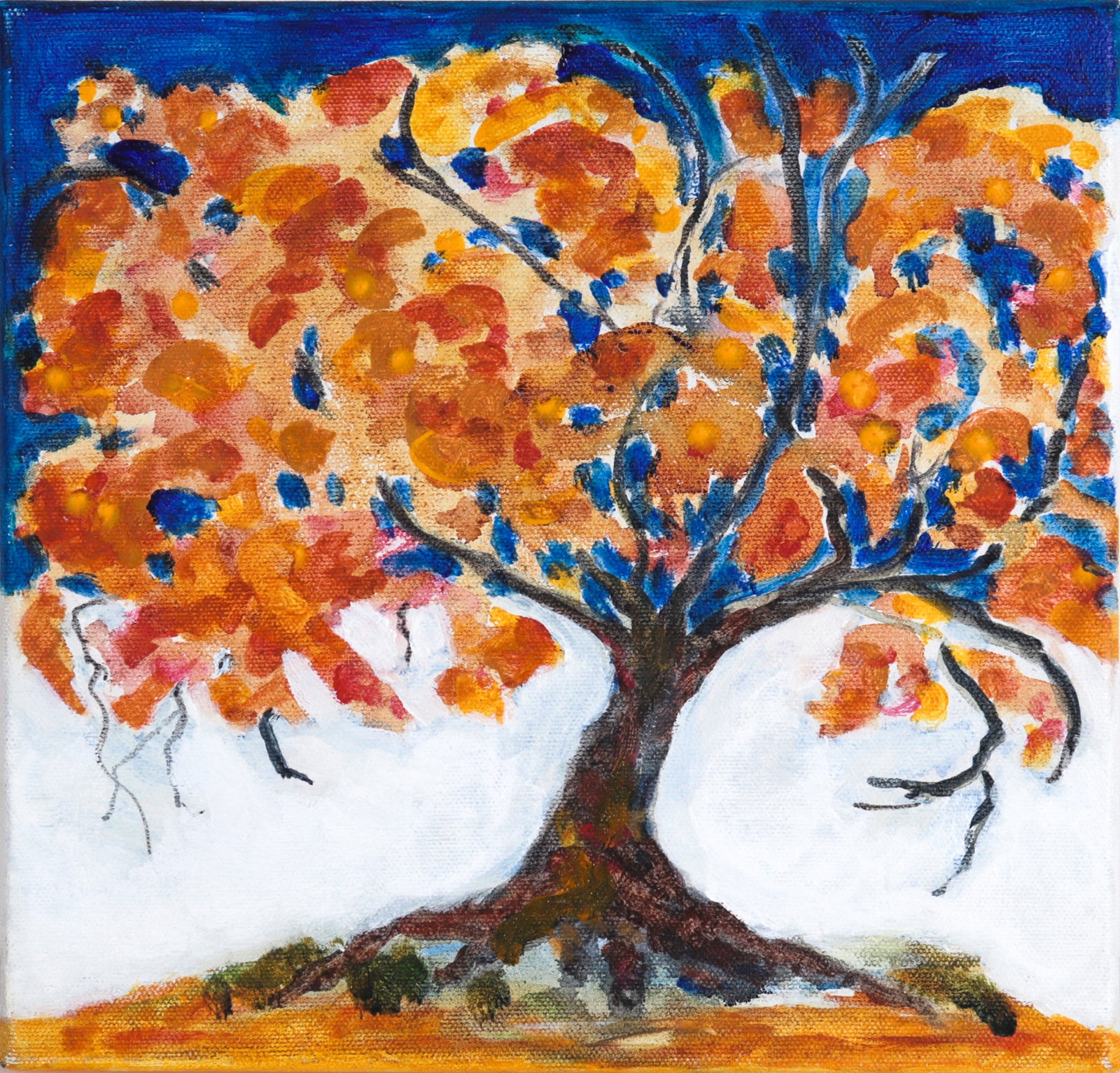 <I>My Vine Maple</I> <br>Late 20th Century Watercolor and Acrylic <br><br>#C7785