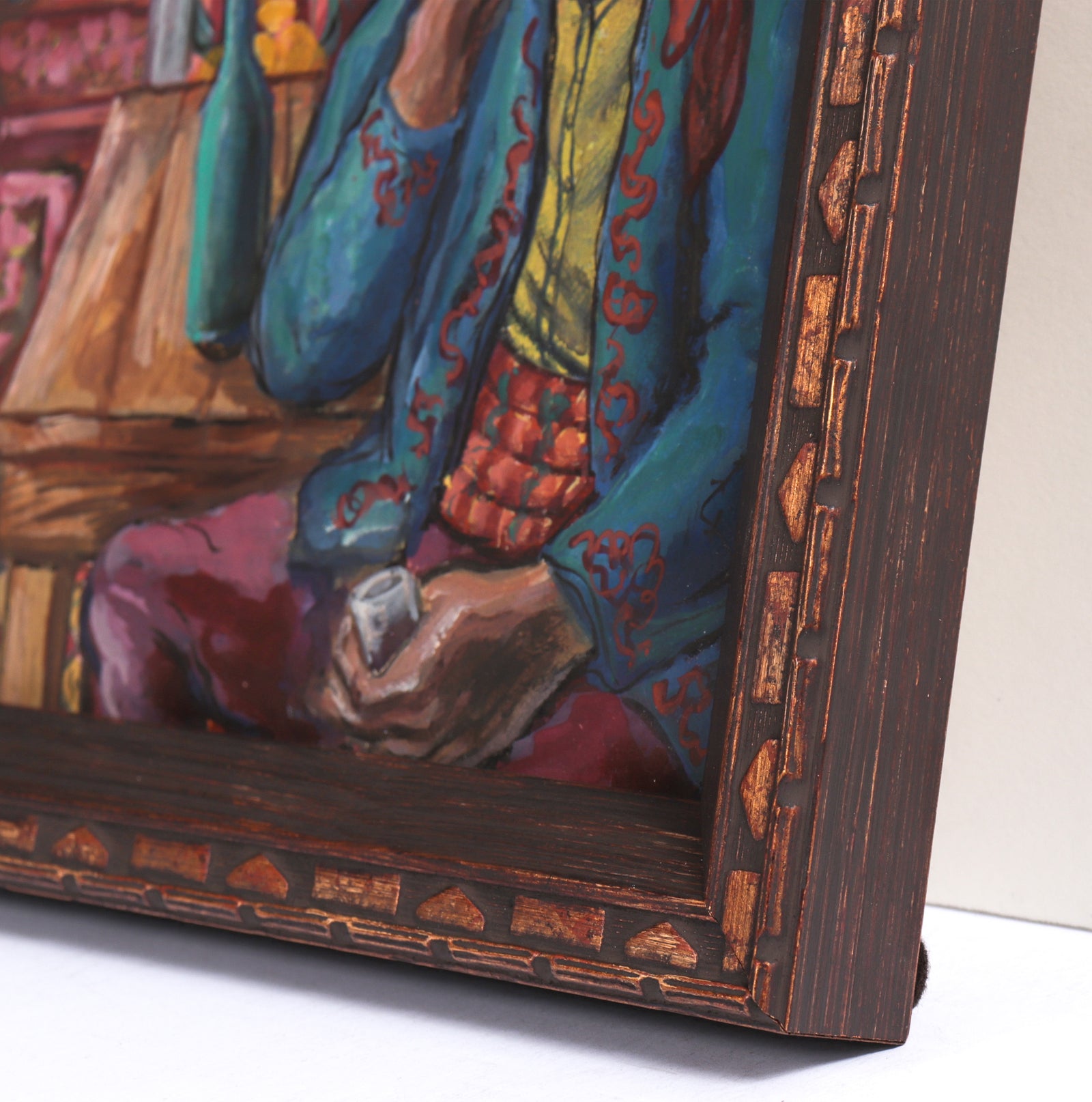 <I>Cafe du Retour de la Chasse</I> <br>1943 Gouache <br><br>#C7793