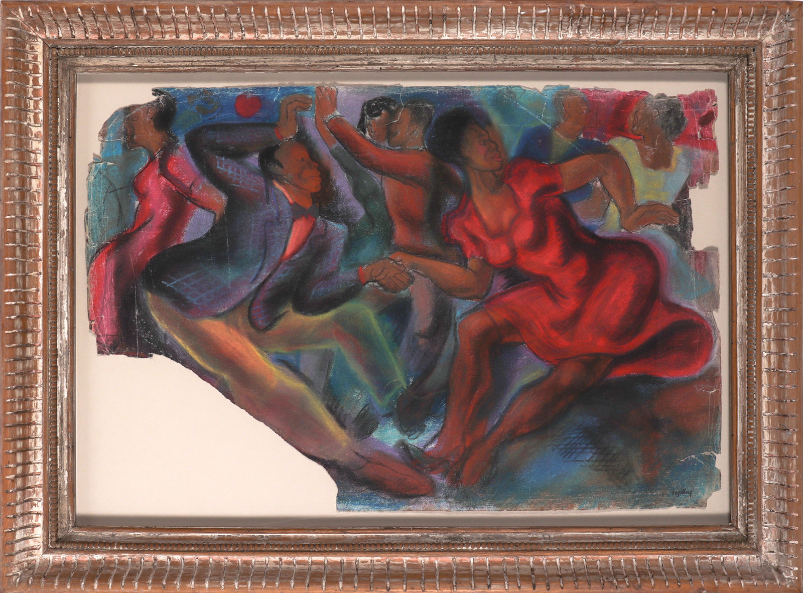 1930's New York Dancers <br>1930's Pastel <br><br>#C7804