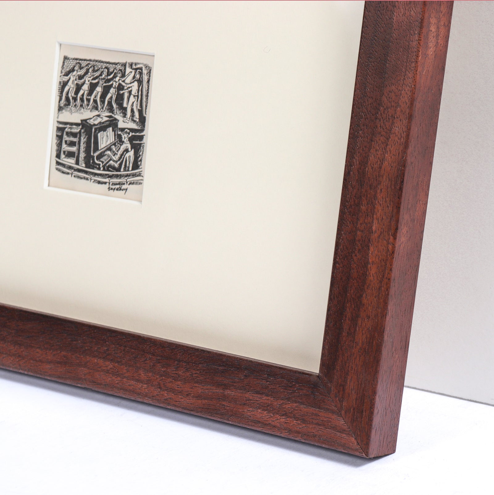 Chorus Line Rehearsal New Yorker Illustration <br>1930's Ink <br><br>#C7812