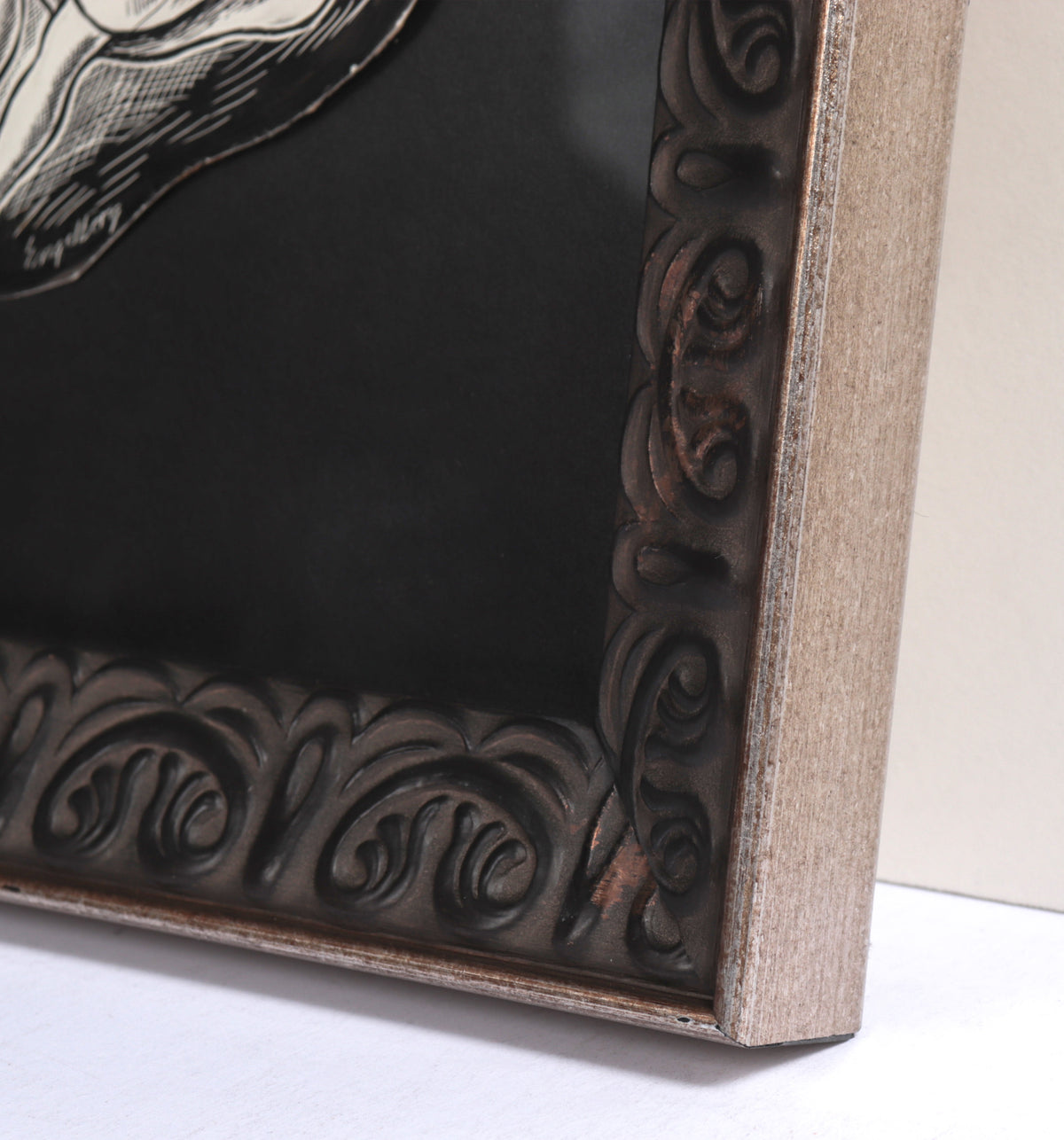 Lindy Hop Dancers <br>1930's Linoleum Block Print <br><br>#C7850