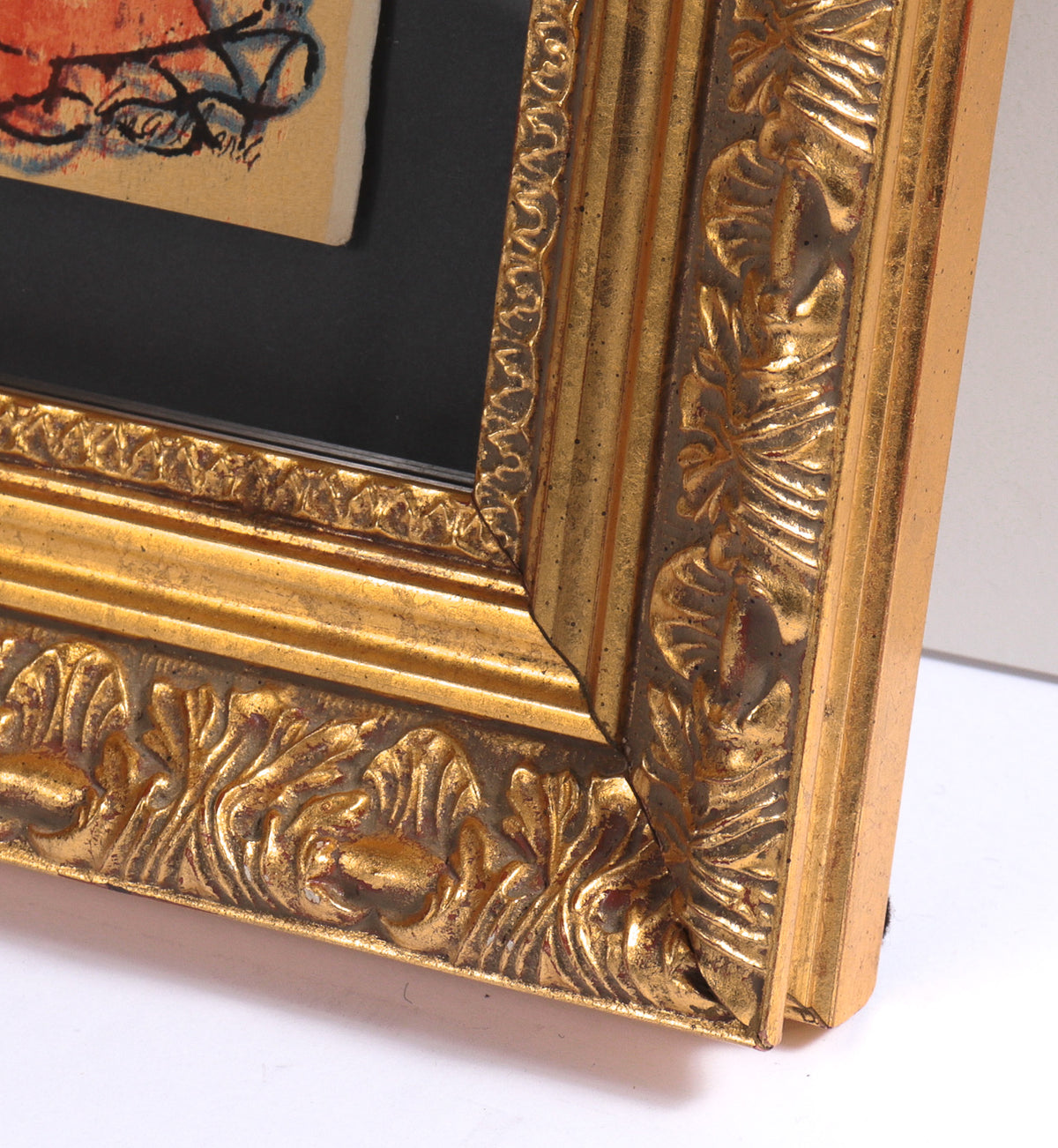 Harlequin Christmas Card <br>1960's Lithograph <br><br>C8007