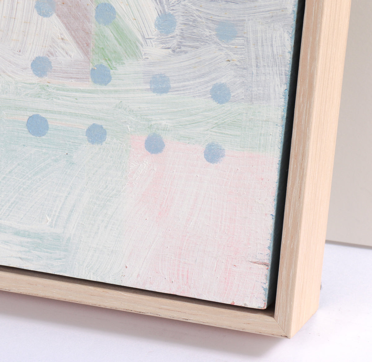 Pale Geometric Grid <br>20th Century Acrylic <br><br>#C8030