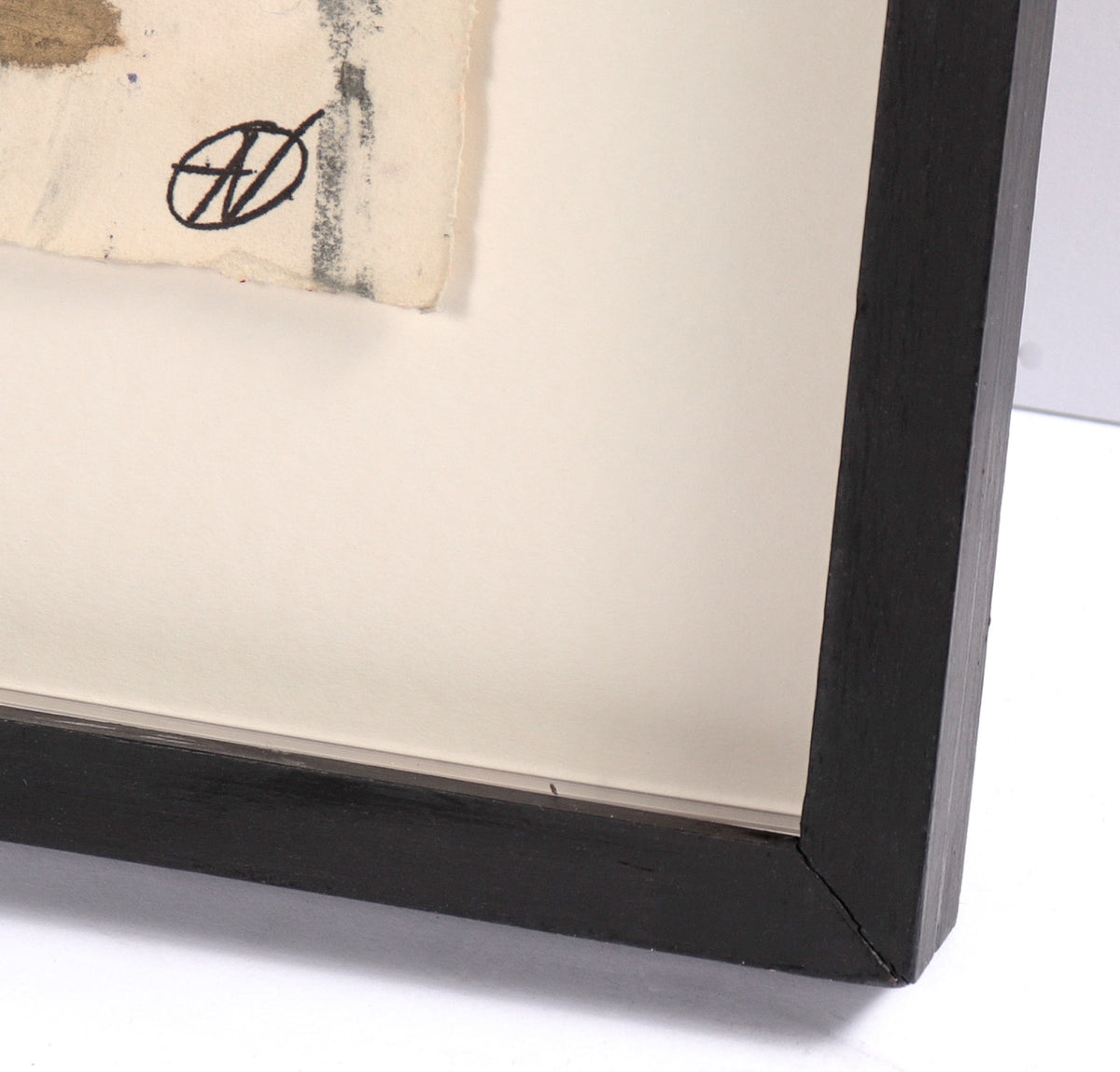 San Francisco Wrought Iron Gate Abstraction <br>1980's Mixed Media <br><br>#C8045