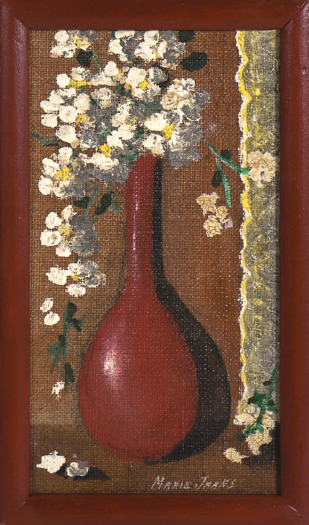 &lt;I&gt;White Blossoms&lt;/I&gt; &lt;br&gt;1983 Acrylic &lt;br&gt;&lt;br&gt;#C8170