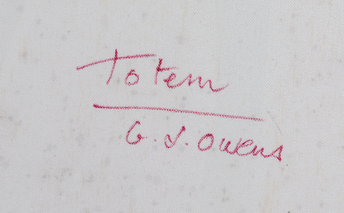 <I>Totem</I> <br>1980's Oil <br><br>#C8205