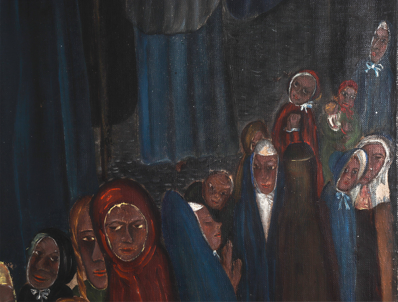 <I>Terrestrial and Celestial Wedding</I> <br>1946 Oil <br><br>#C8246