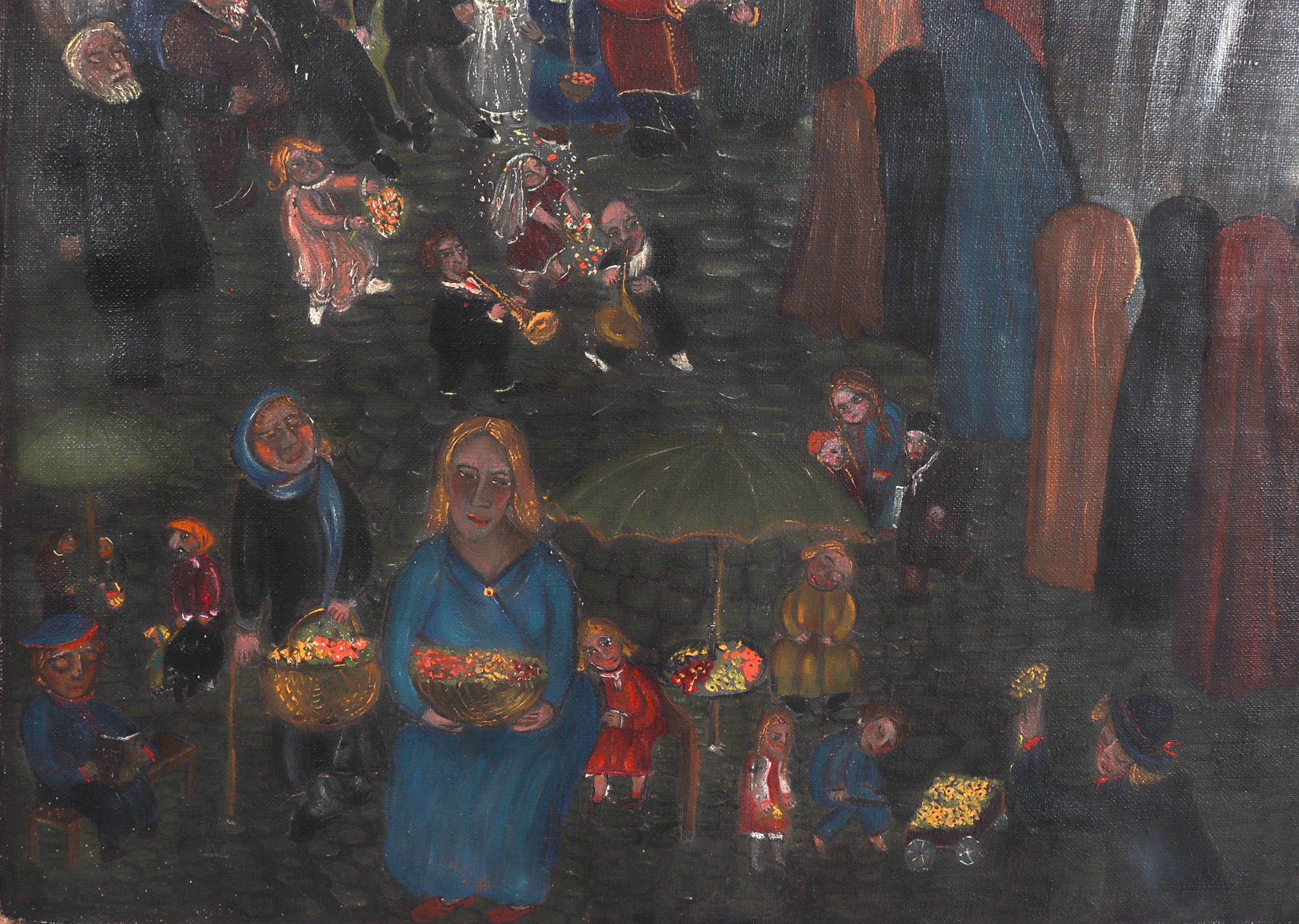 <I>Terrestrial and Celestial Wedding</I> <br>1946 Oil <br><br>#C8246