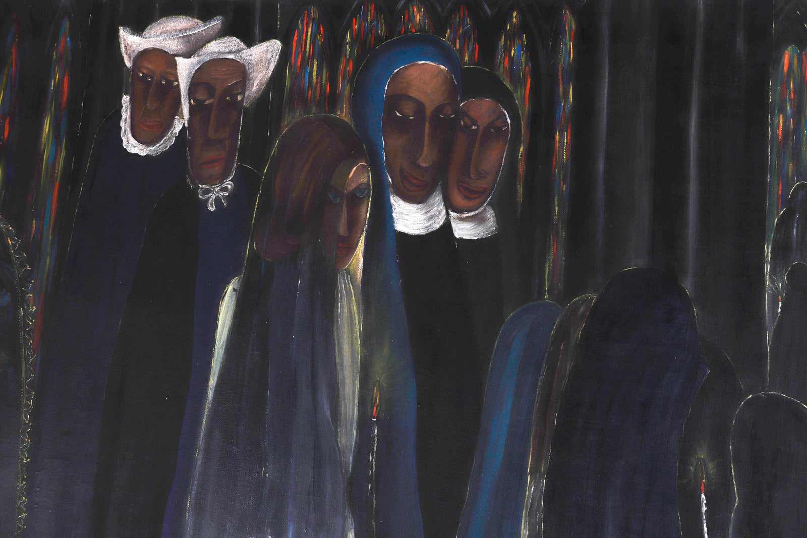 <I>Terrestrial and Celestial Wedding</I> <br>1946 Oil <br><br>#C8246