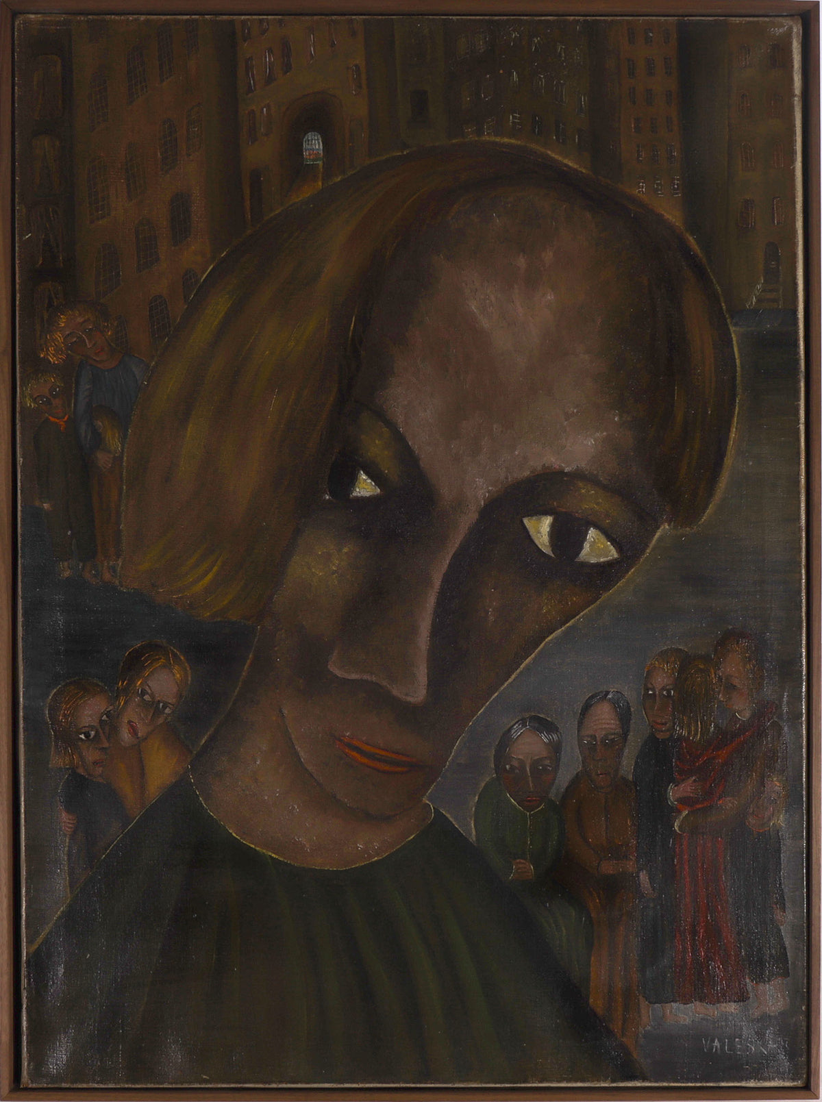 &lt;I&gt;Shelter&lt;/I&gt; &lt;br&gt;1947 Oil &lt;br&gt;&lt;br&gt;#C8251