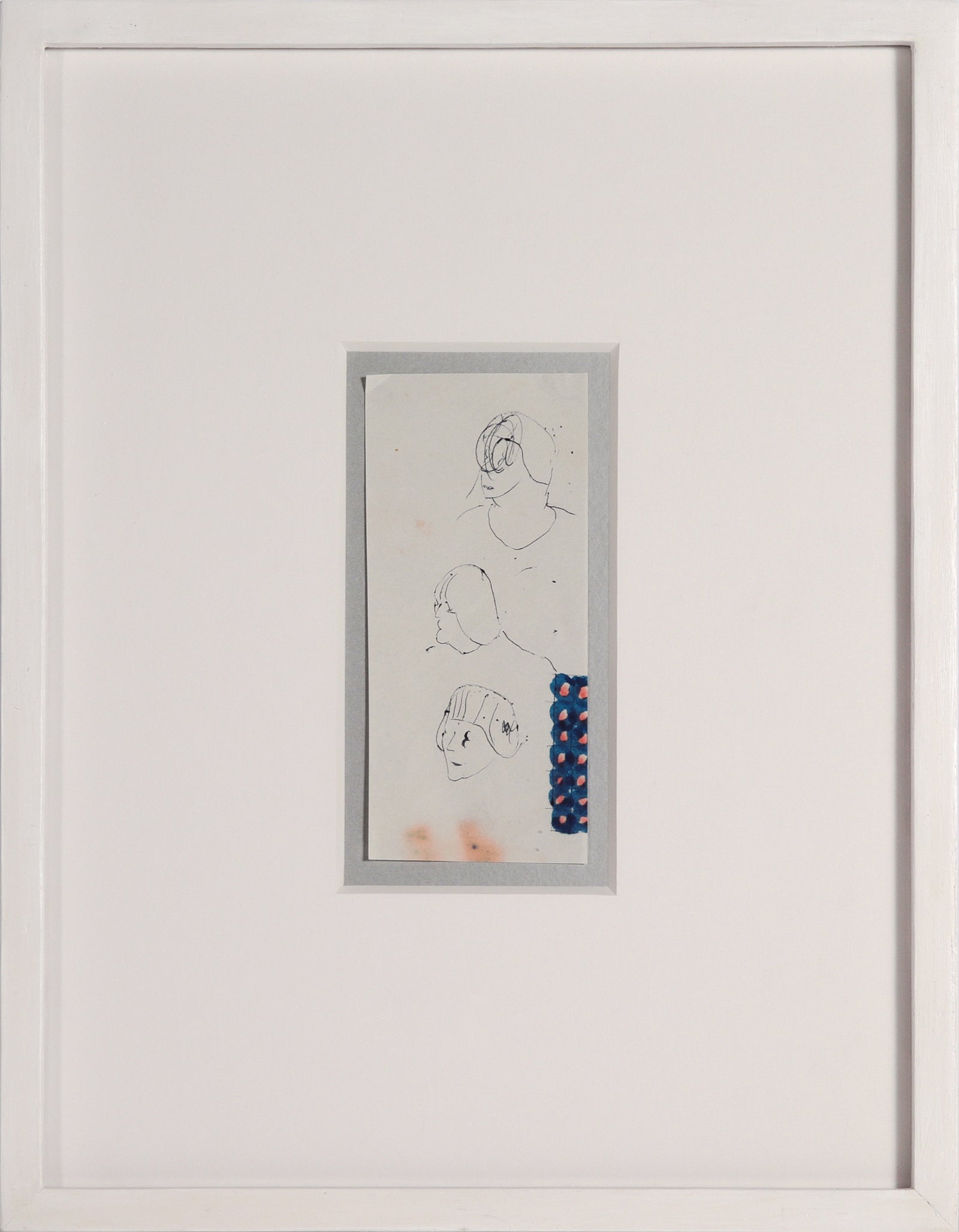 Football Player Study <br>Mid 20th Century Ink <br><br>#C8305