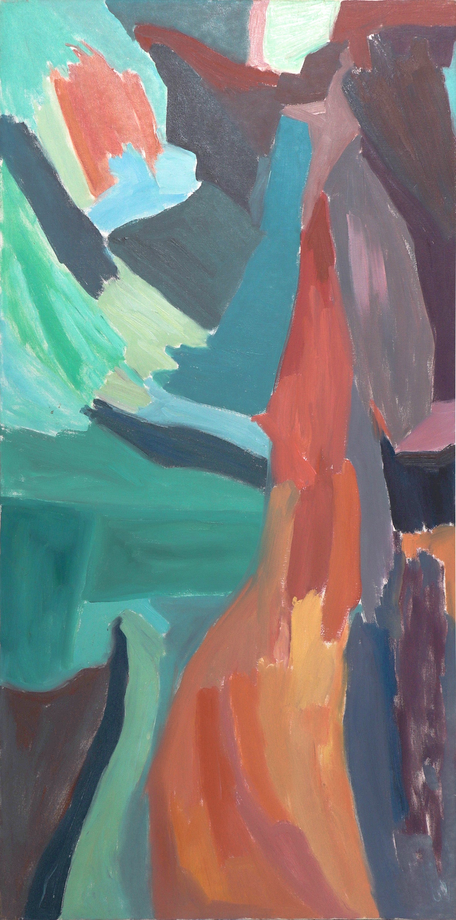 <I>Waterfall in the Night</I> <br>1986 Oil <br><br>#C8322