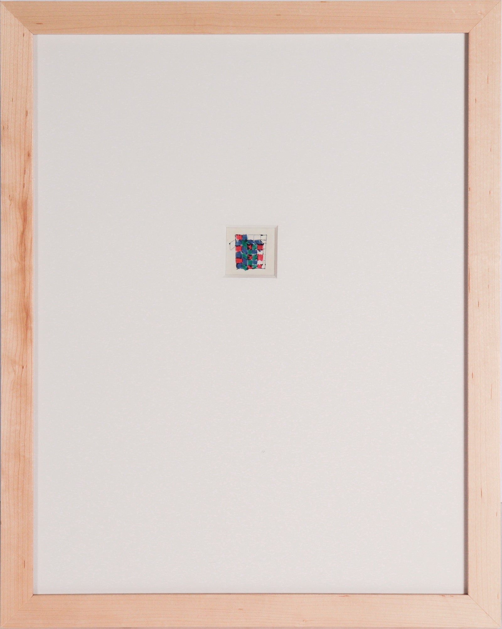 Petite Colorblock Grid <br>Mid 20th Century Ink & Marker <br><br>#C8333