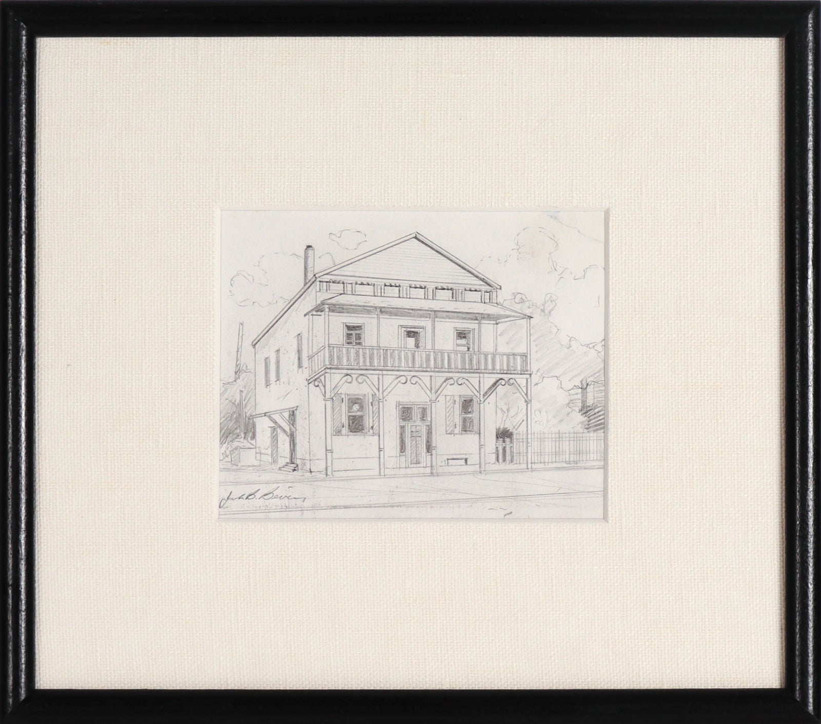 Saloon Sketch <br>20th Century Graphite <br><br>#C8396