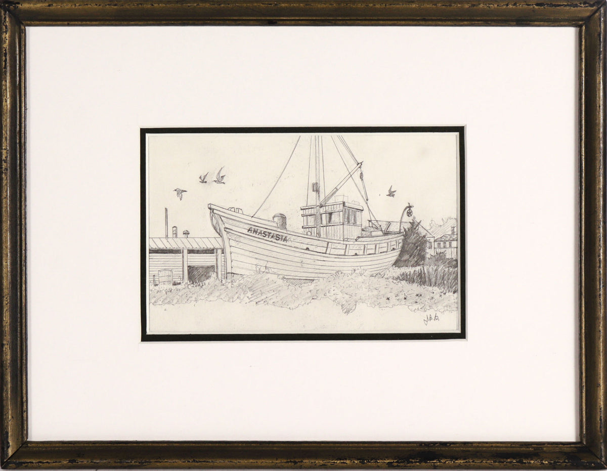 A Ship Named Anastasia &lt;br&gt;Mid Century Graphite &lt;br&gt;&lt;br&gt;#C8404