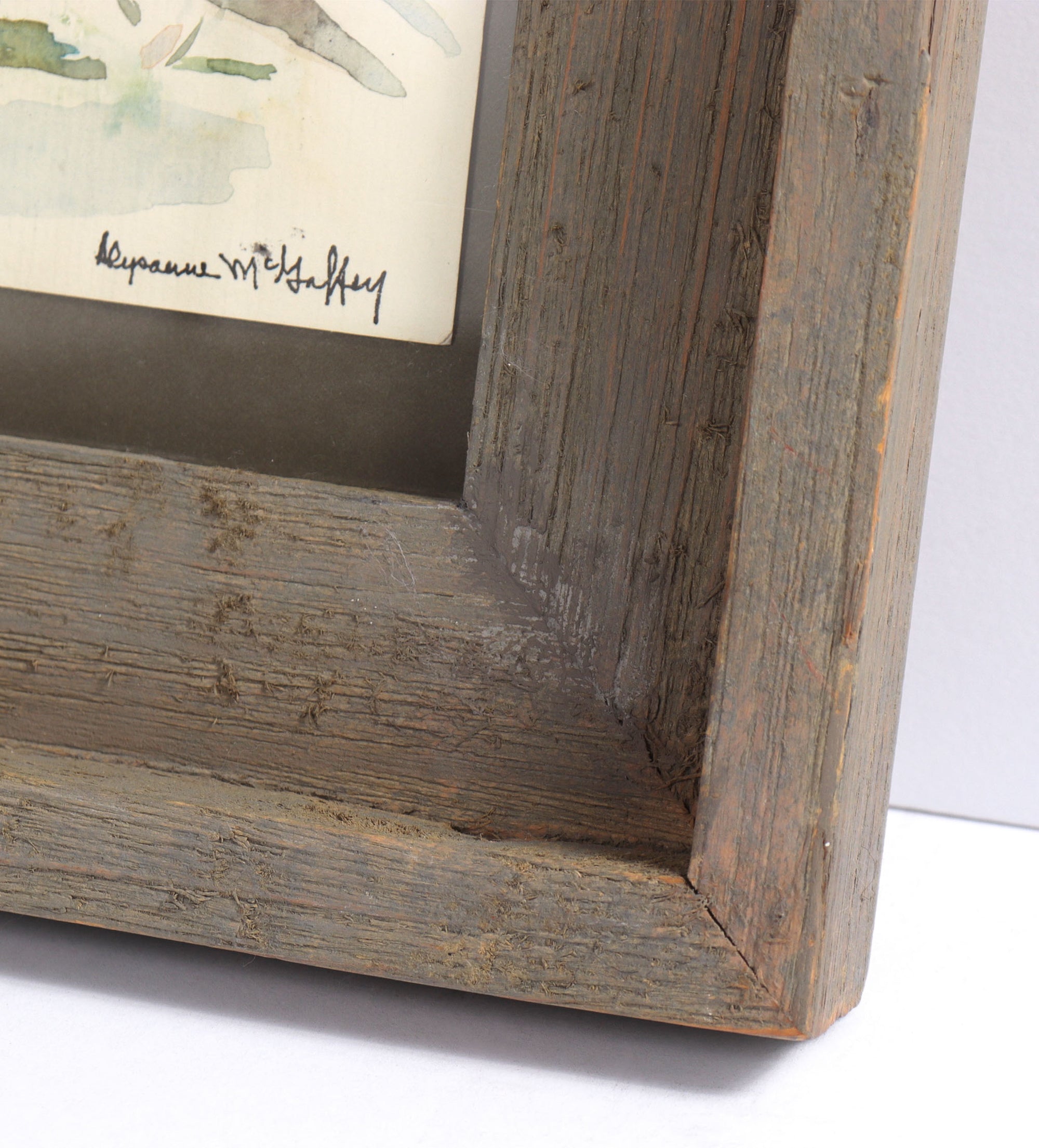 Vulture on a Branch <br>20th Century Watercolor <br><br>#C8405