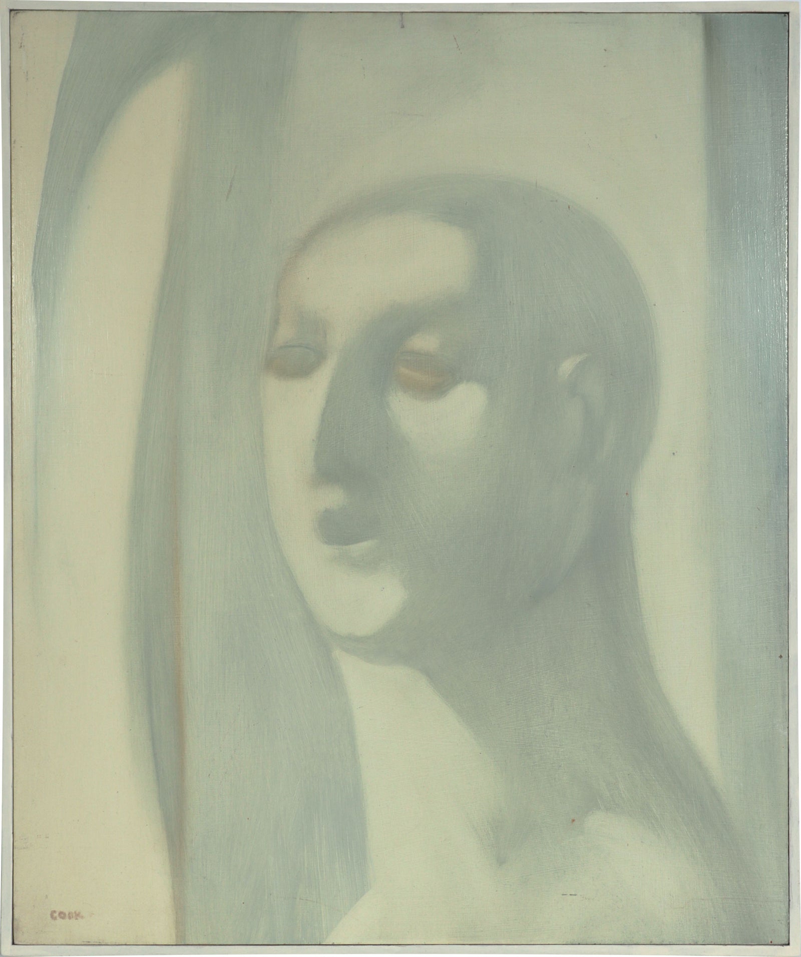 <i>The Speaker</i> <br> Circa Early 1970s Oil <br><br>#C8431