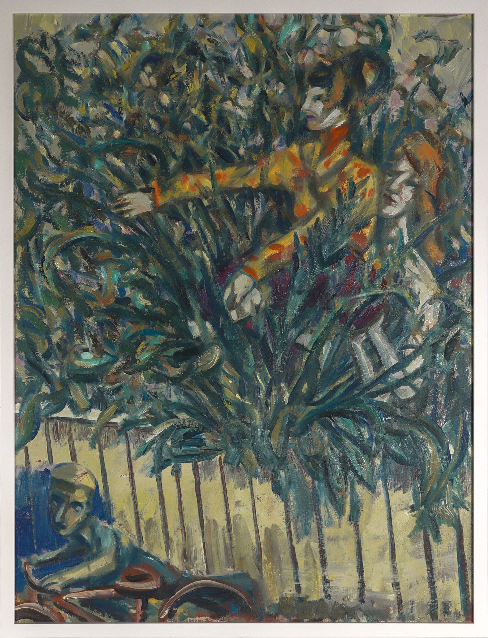 <i>Women in Tree</i> <br>1984 Oil <br><br>#C8464