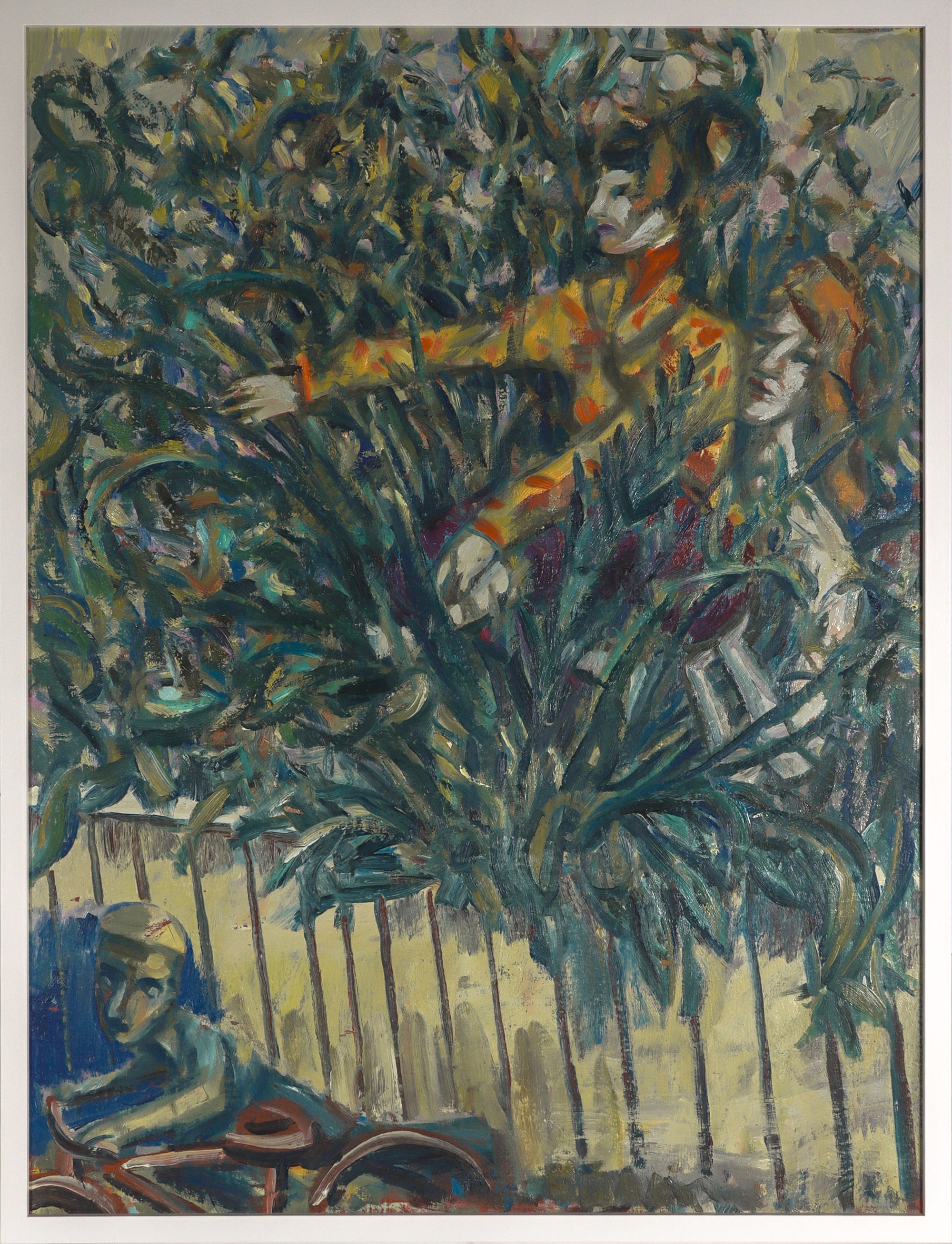 <i>Women in Tree</i> <br>1984 Oil <br><br>#C8464