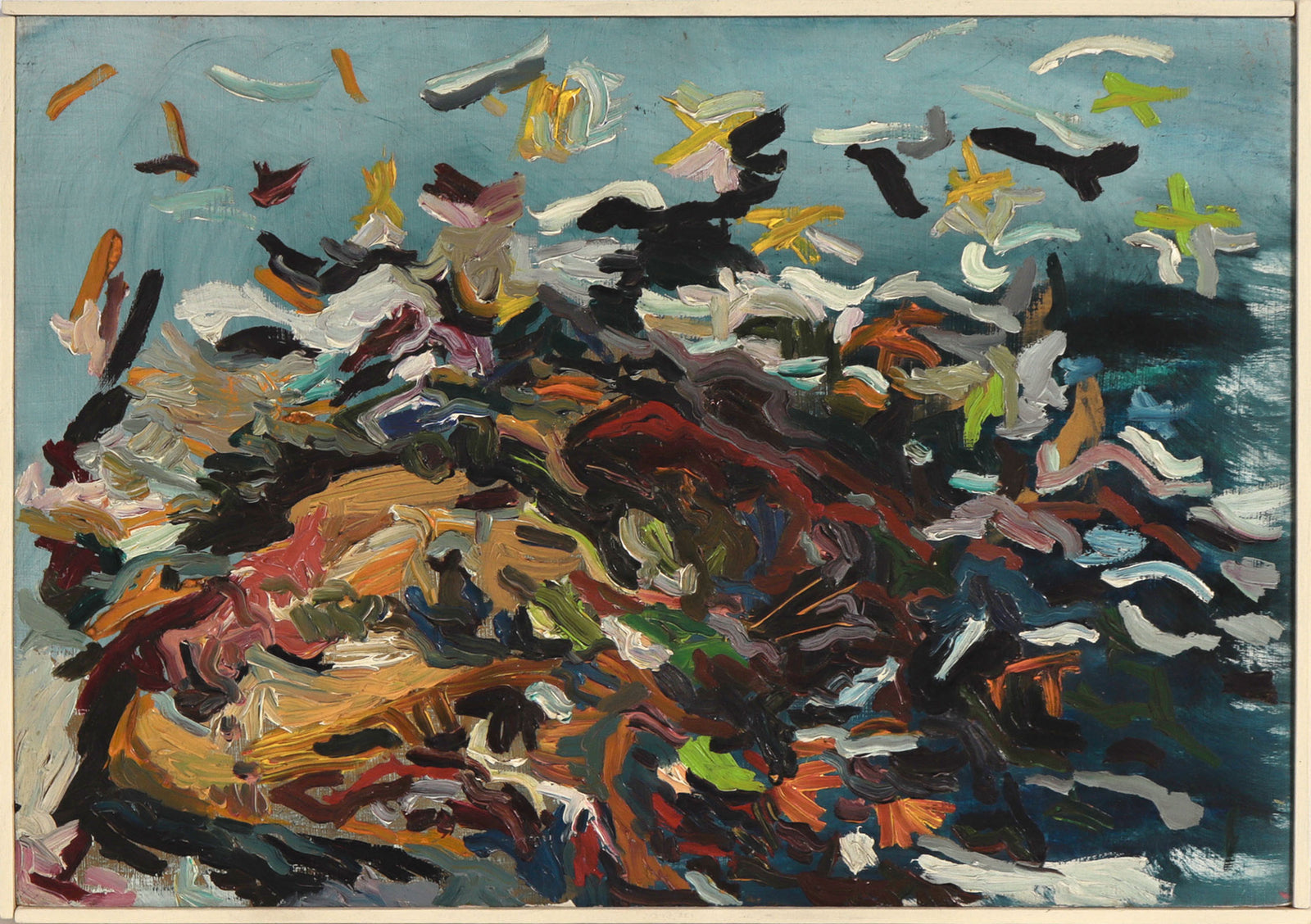 Expressionist Color Field <br>20th Century Acrylic <br><br>#C8534