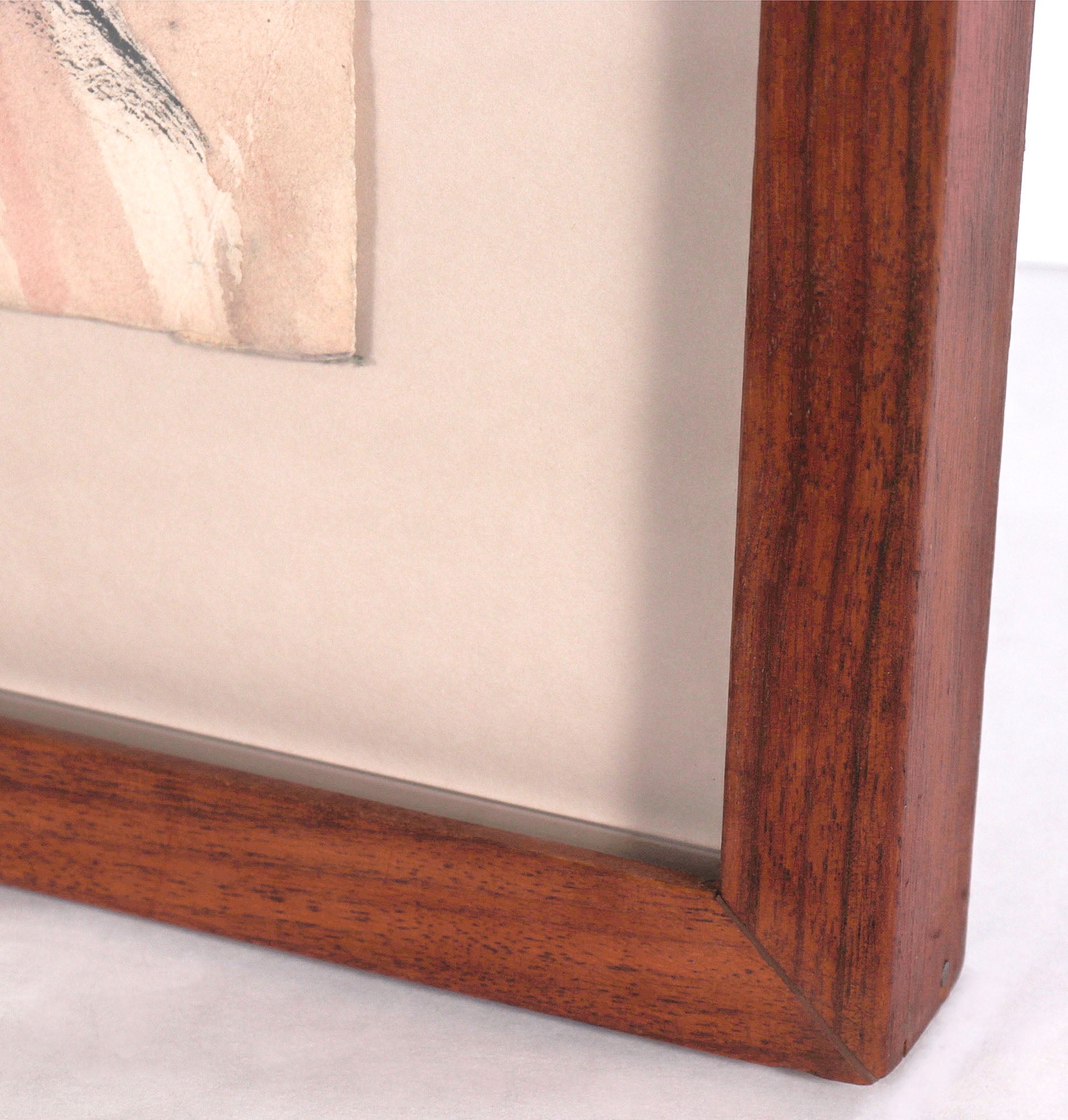 Windy Trees in Landscape <br>20th Century Mixed Media <br><br>#C8552