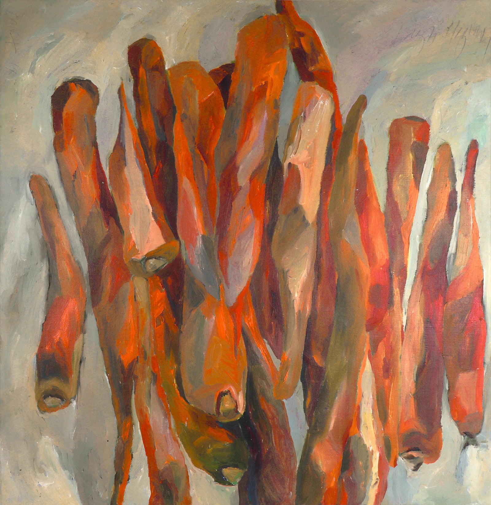 Still Life Abstraction <br>1969 Oil <br><br>#C8576