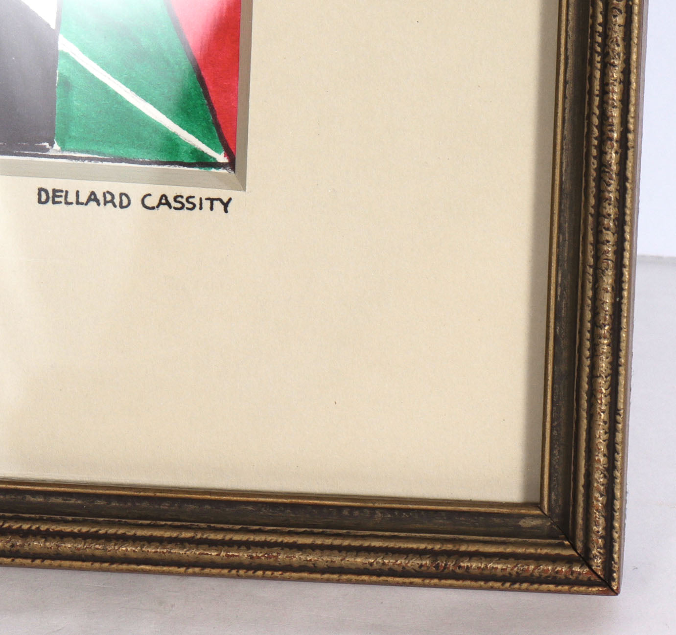 Petite 1960s Prismatic Drawing <br>Mid Century Ink & Marker <br><br>#C8599