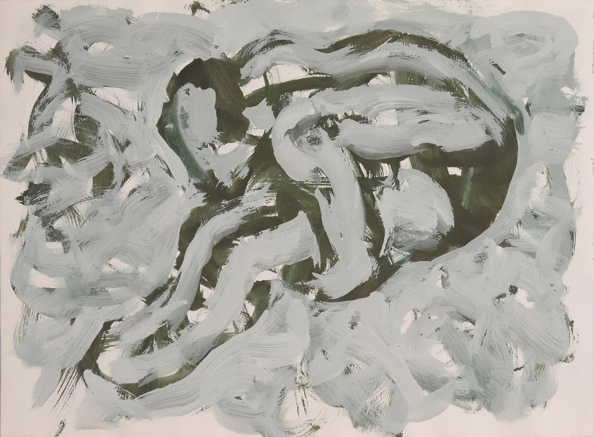 &lt;i&gt;Child&#39;s Pose&lt;/i&gt; &lt;br&gt;C. 1982 Gouache &lt;br&gt;&lt;br&gt;#C8626