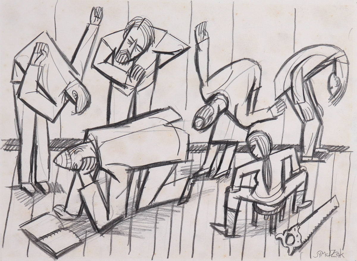 &lt;i&gt;Reading Through I, Rehearsal Series&lt;/i&gt; &lt;br&gt;C. 1991 Graphite&lt;br&gt;&lt;br&gt;#C8633